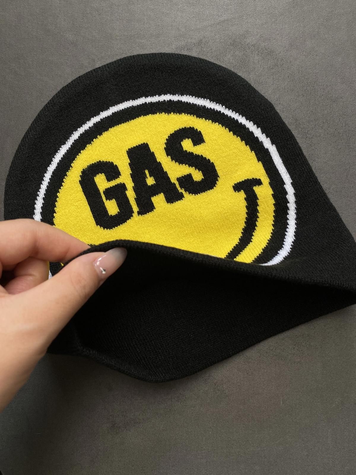 Japanese Brand Get Gas Dup Classic Logo Graphic No Cuff Black Beanie Hats Size ONE SIZE - 5 Thumbnail