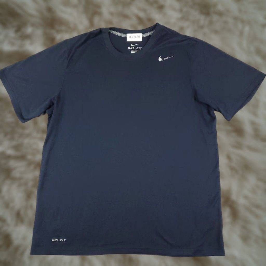 Nike Nike T Shirt Mens Large Blue Swoosh Active Work Out Short Sleeve Shirt Mens Large Blue Nike T Shirt Activewear Logo Modern Sports 90s? Size US L / EU 52-54 / 3 - 1 Thumbnail