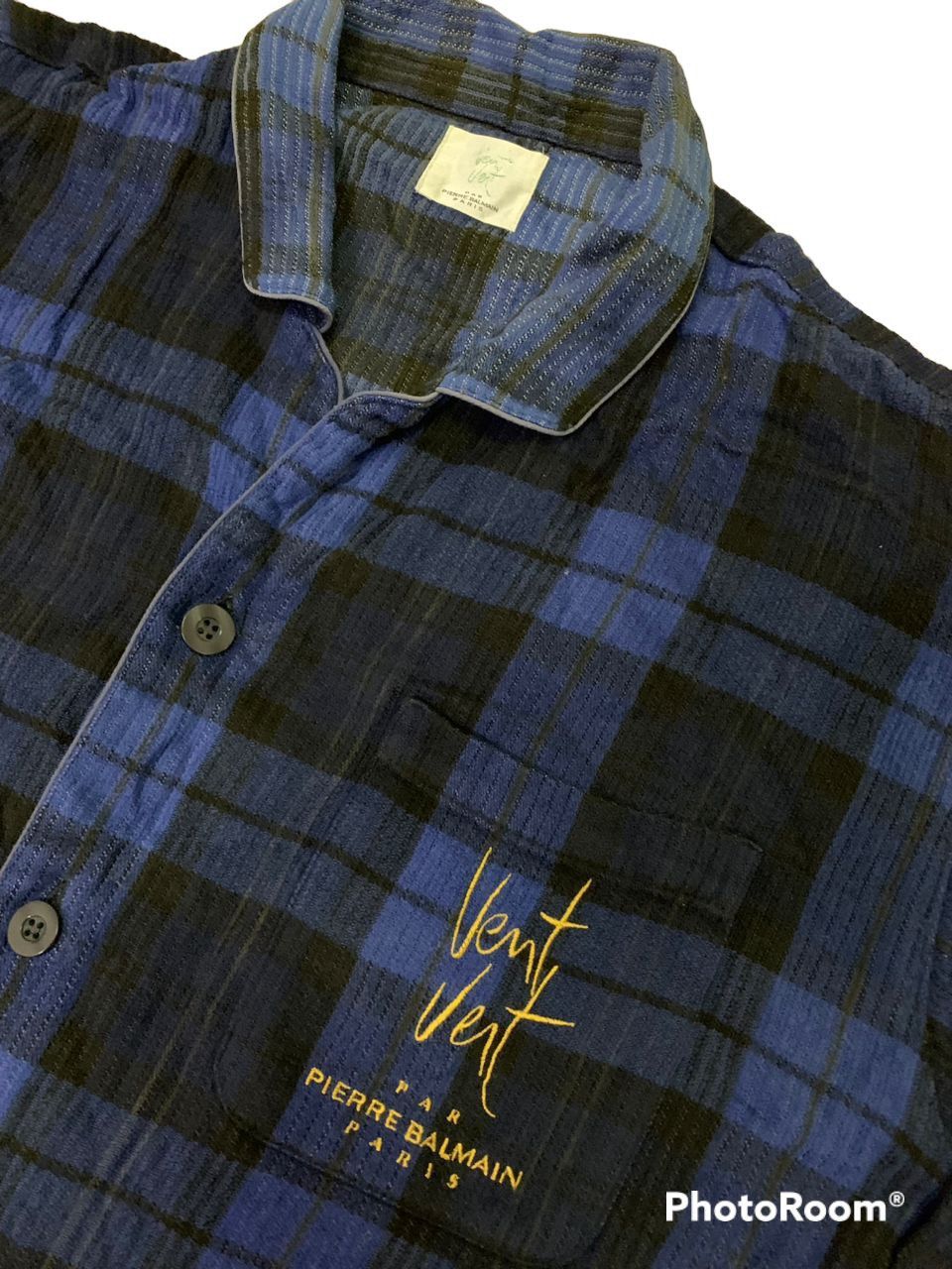 Japanese Brand × Pierre Balmain × Vintage Vintage Japanese Pierre Balmain Button Shirt Size US XL / EU 56 / 4 - 4 Thumbnail