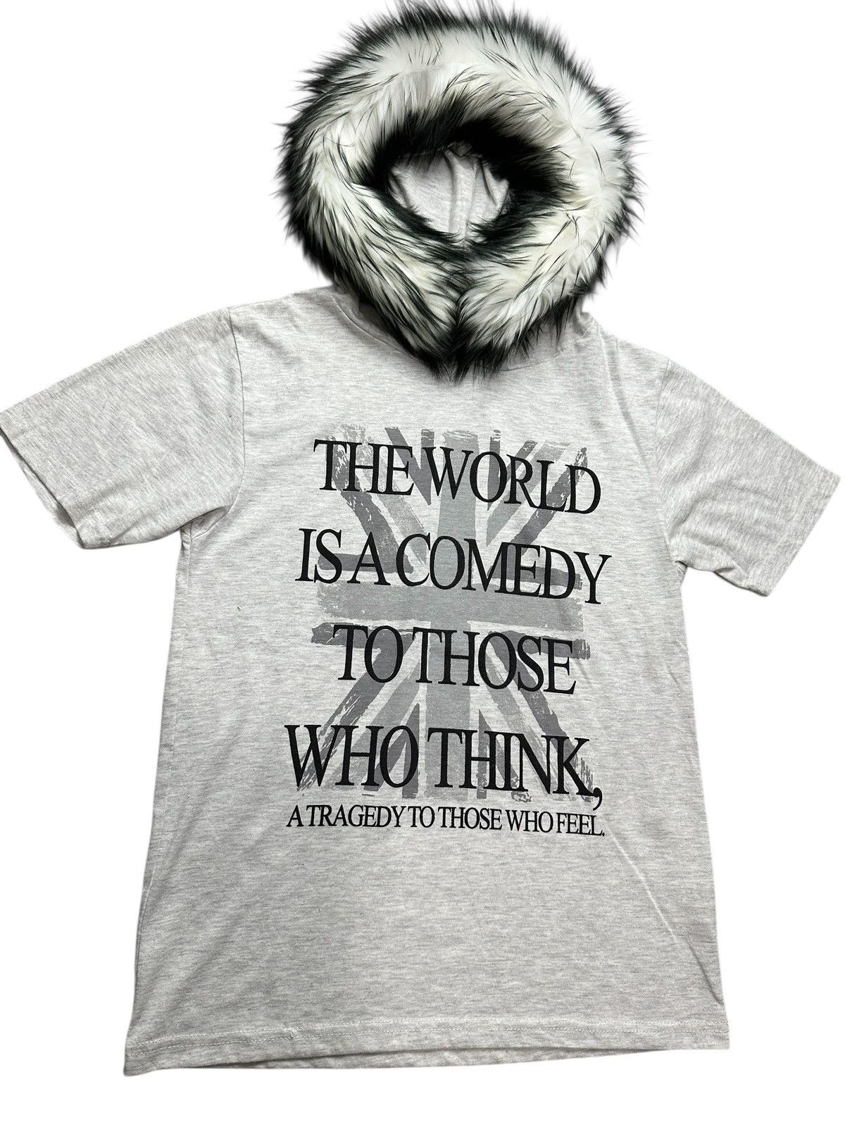 20471120 Thomas Hady BRITISH POEM FUR LIGHT HOODIE SHORT SLEEVE Size US M / EU 48-50 / 2 - 3 Thumbnail