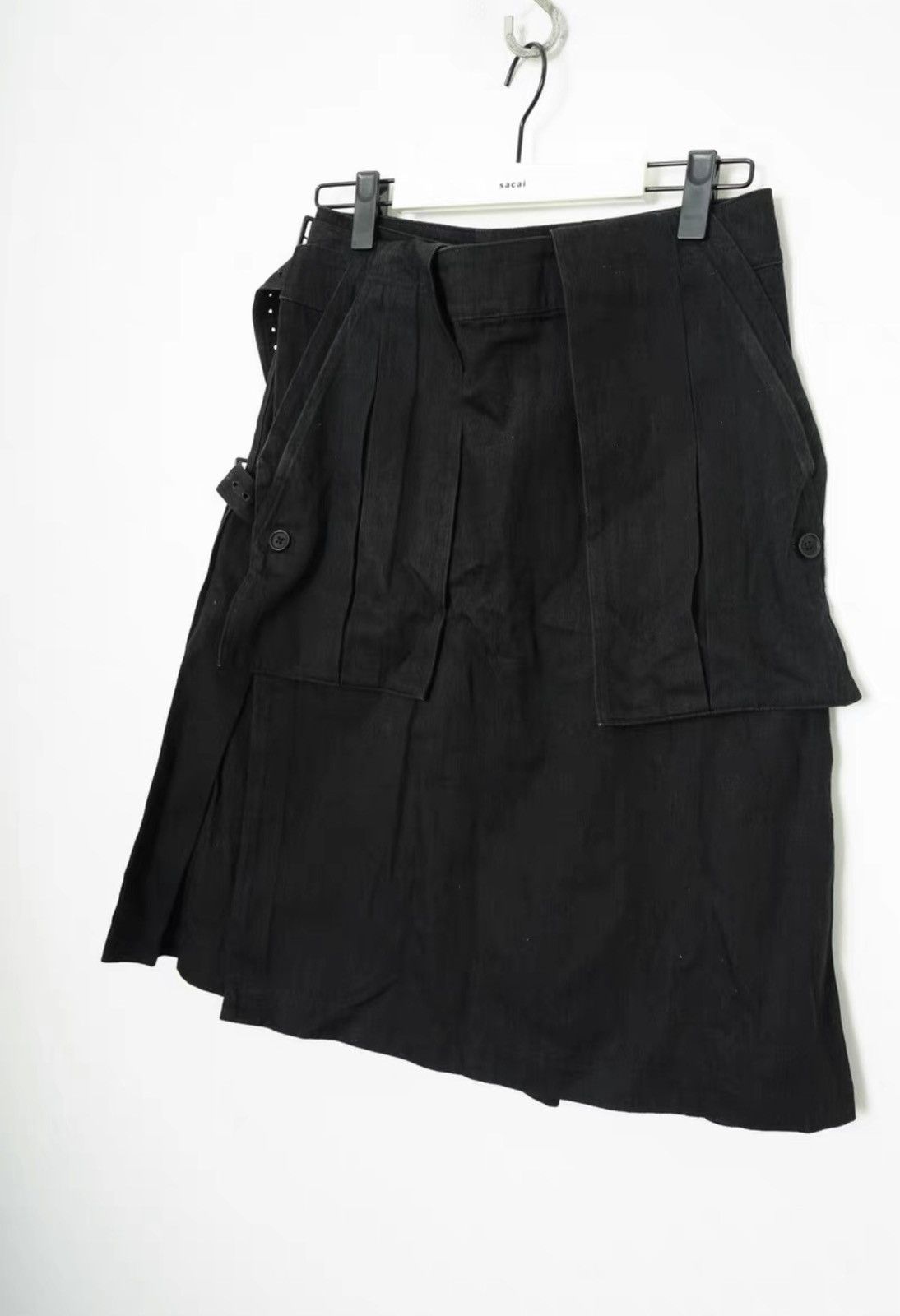 Yohji Yamamoto Yohji Yamamoto Decorative Pleated Wide-Leg Pants / Skirt Size US 34 / EU 50 - 4 Thumbnail