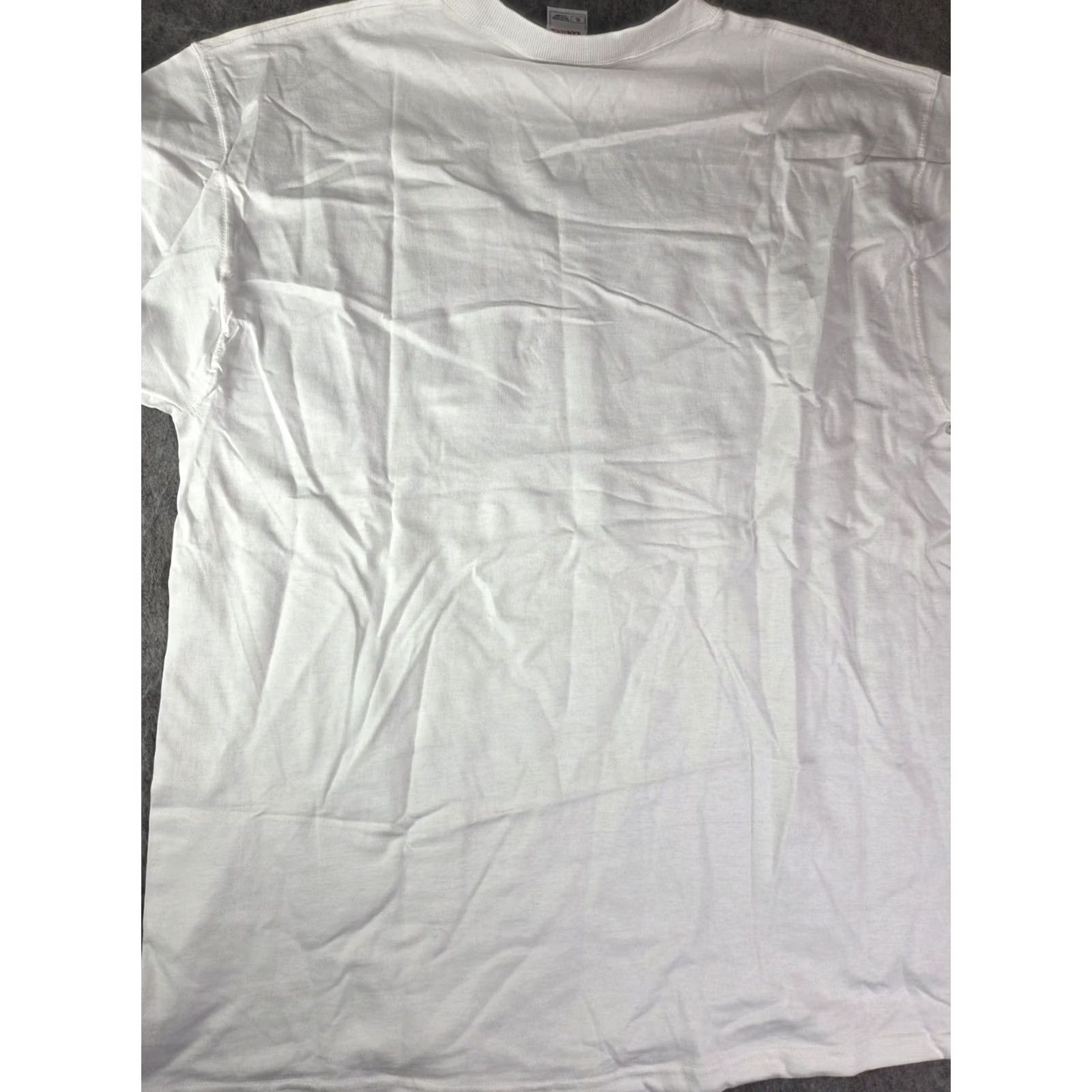 Fruit Of The Loom VINTAGE King Of The Backyard T Shirt XL White Mens Funny Dad BBQ Fruit Size US XL / EU 56 / 4 - 5 Thumbnail