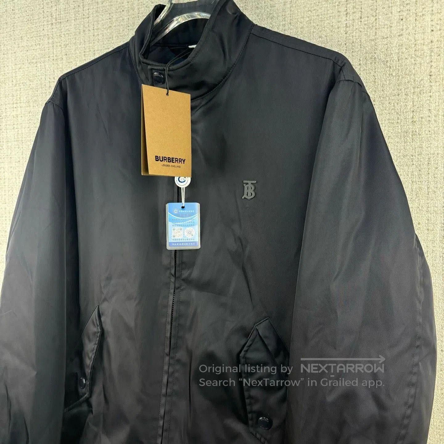 Burberry Burberry Logo Embroidered Zip Jacket. Size US M / EU 48-50 / 2 - 2 Thumbnail