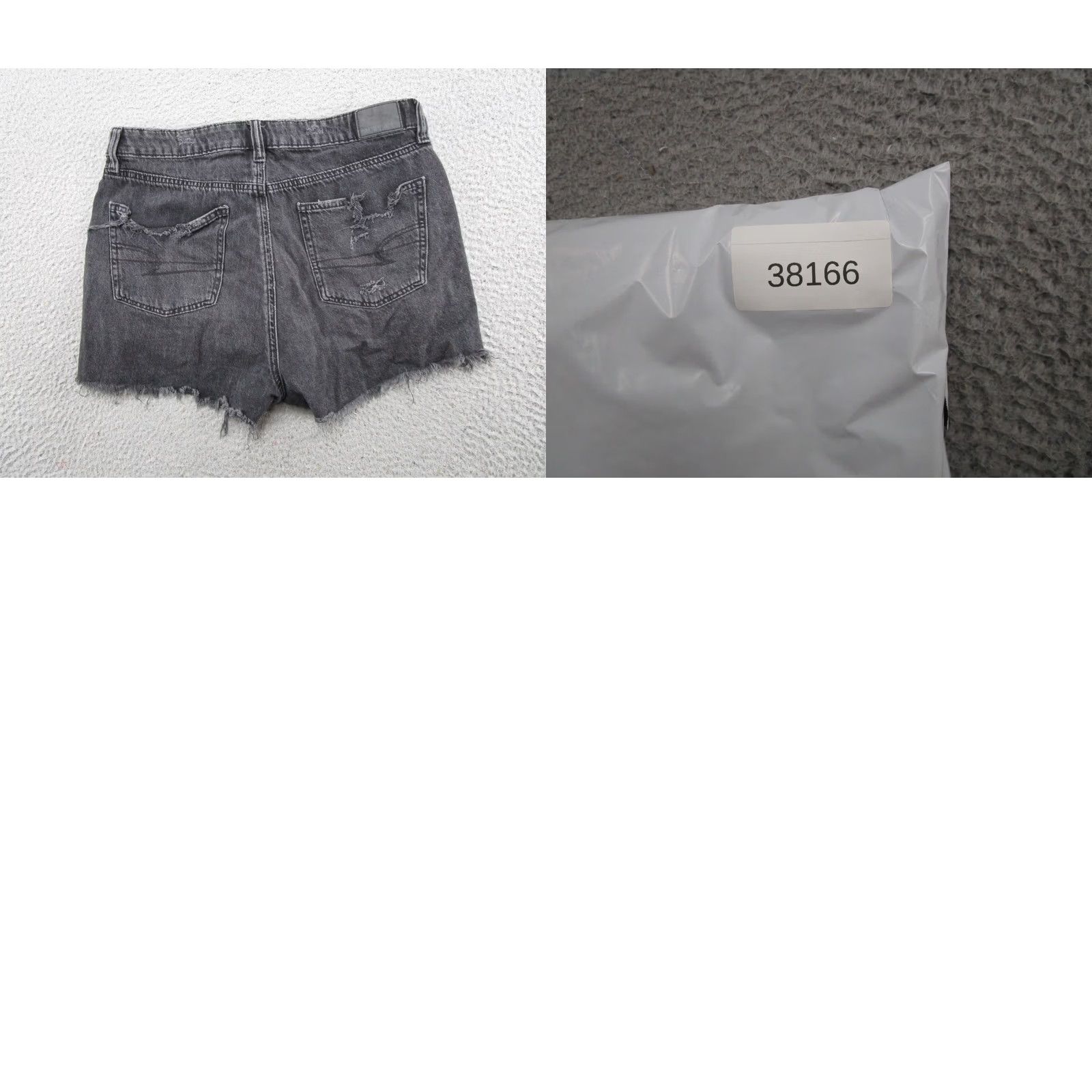 American Eagle Outfitters American Eagle Outfitters Black Distressed Denim High Rise Cut Off Mom Short Size 8 Womens Stretch 5-Pocket Retro 90s Vintage? Size 30" / US 8 / IT 44 - 8 Thumbnail