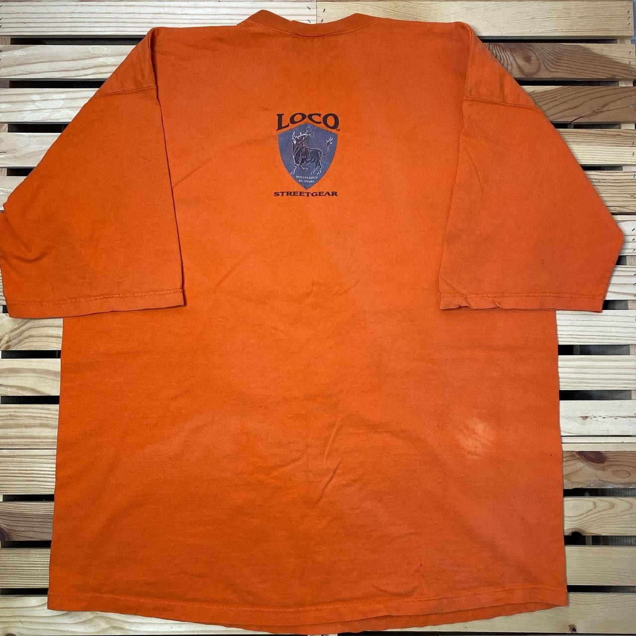 Other Vintage Loco Street Gear Orange Y2K Hip Hop Tee Size 3XL Size US XXL / EU 58 / 5 - 2 Thumbnail