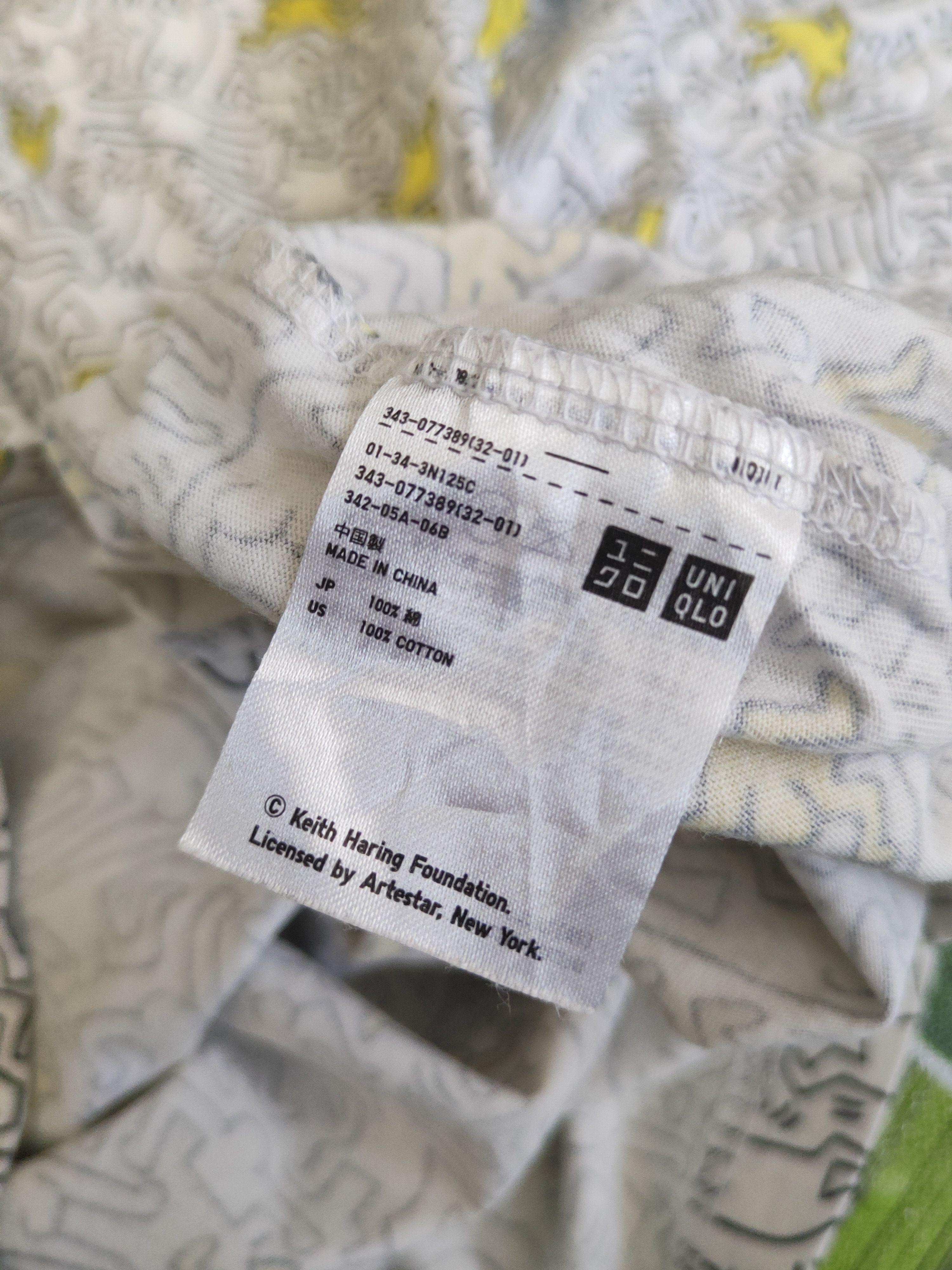 Keith Haring DL Uniqlo Keith Haring White Short Sleeve T-shirt #2053 Size US S / EU 44-46 / 1 - 11 Thumbnail