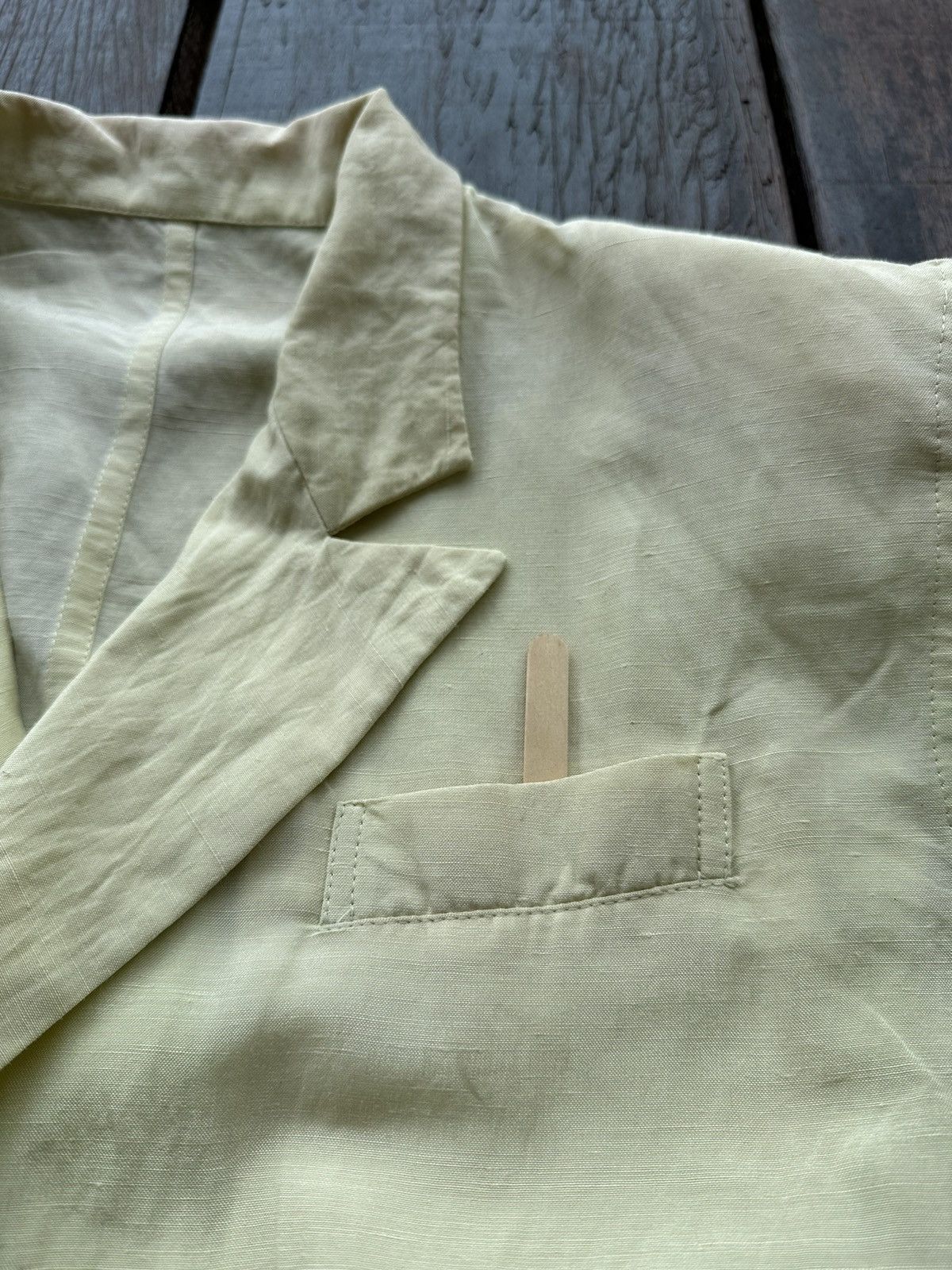 Designer × Vintage × Yohji Yamamoto Vintage Y’S Yohji Yamamoto short sleeve jacket Size S / US 4 / IT 40 - 7 Thumbnail