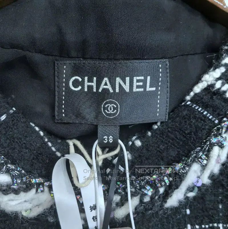 Chanel Chanel Black Wool Women's Jacket . Size M / US 6-8 / IT 42-44 - 9 Thumbnail
