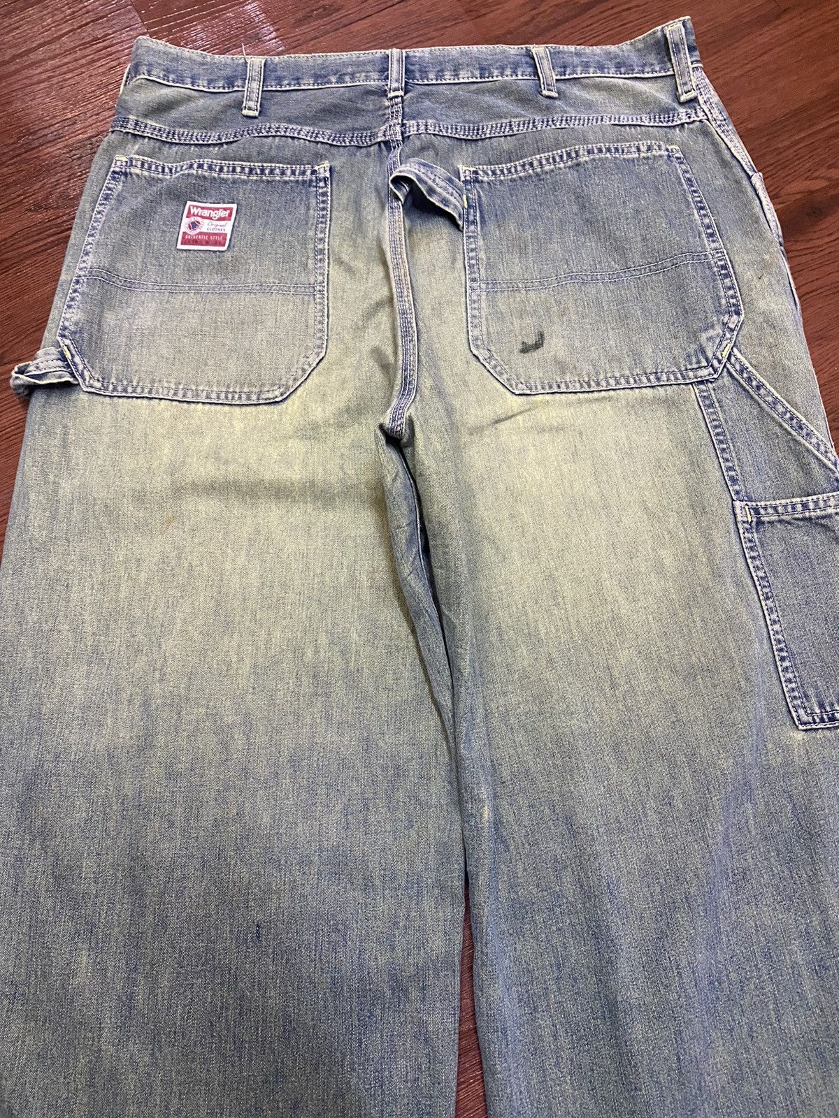 Wrangler Vintage Wrangler Mud Wash Carpenter Baggy Jeans Size US 34 / EU 50 - 4 Thumbnail