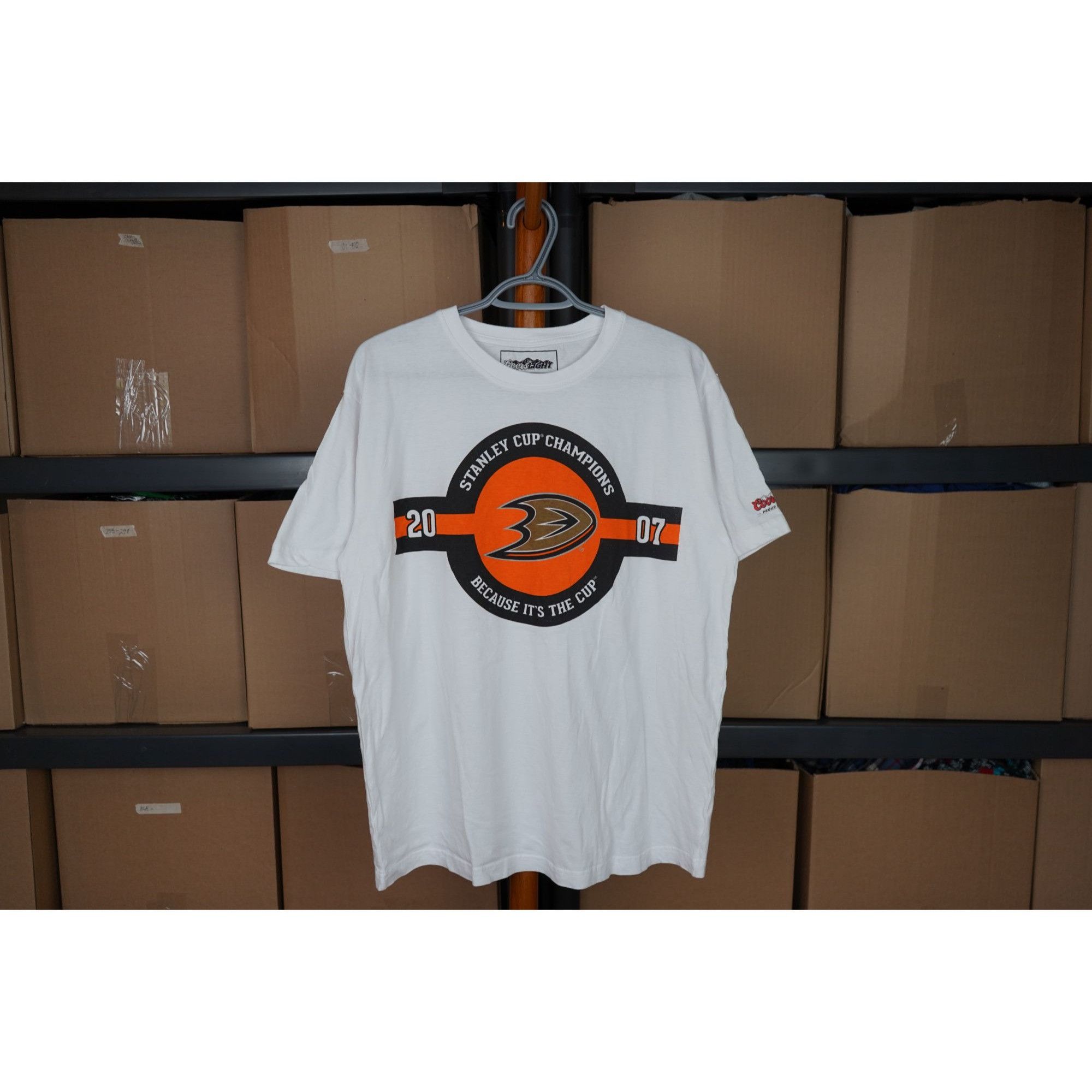 NHL Coors Light X NHL White Sports Tshirt Men's L #399 Size US L / EU 52-54 / 3 - 1 Thumbnail
