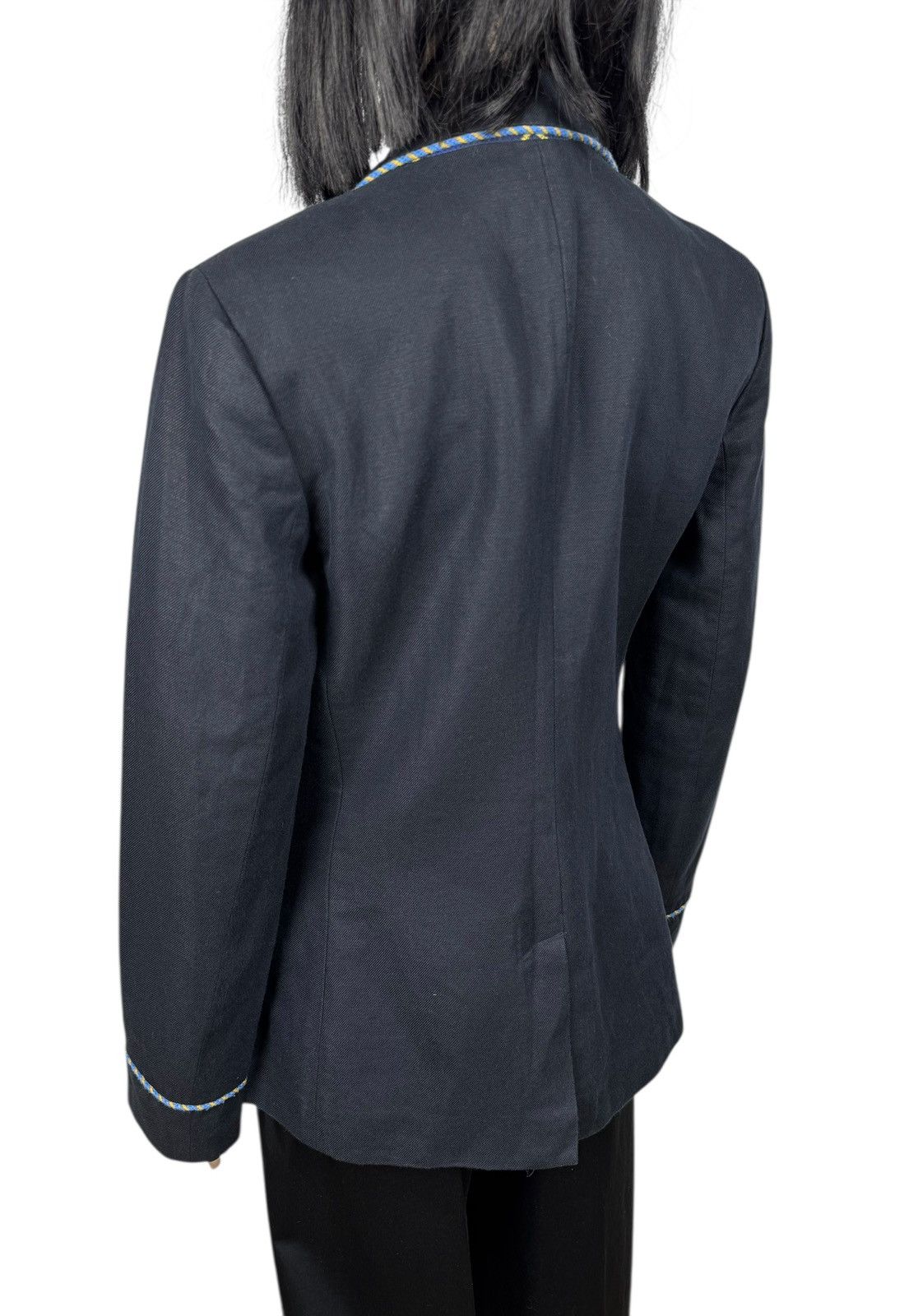 Ralph Lauren Ralph Lauren Linen-Cotton Club Blazer Embroidered Logo Size M / US 6-8 / IT 42-44 - 8 Thumbnail
