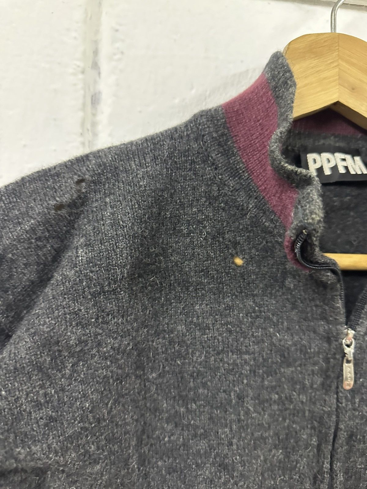 PPFM PPFM Japan 100% Mohair Zipper Jacket Size US S / EU 44-46 / 1 - 6 Thumbnail