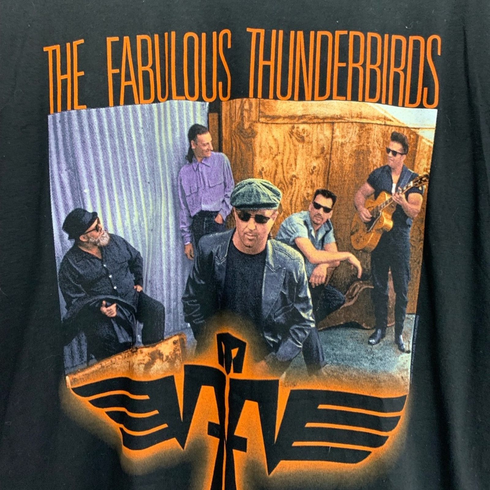 Hanes VINTAGE THE FABULOUS THUNDERBIRDS SINGLE STITCH BAND TEE LRG Size US L / EU 52-54 / 3 - 2 Thumbnail