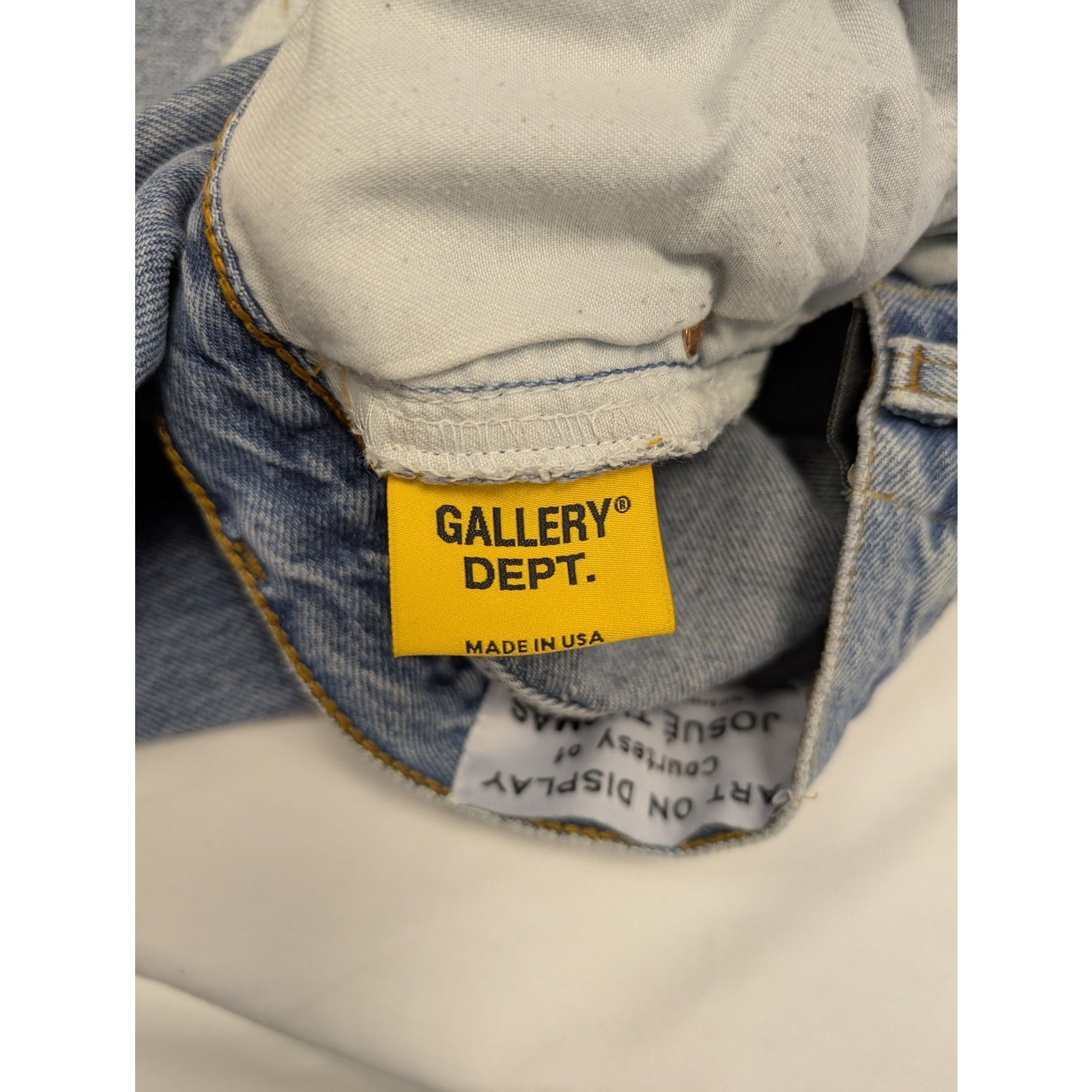Gallery Dept. o1rshd1 Ranger Dept Cut Denim Jean in Blue Size US 33 - 19 Thumbnail