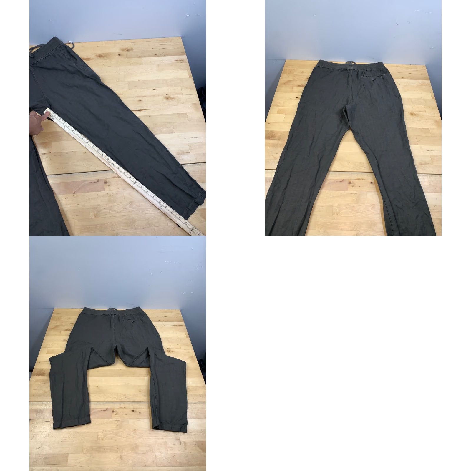 James Perse James Perse Pants Womens 1 Green Cropped Drawstring Casual Flat Front Cotton Pants Womens Green 1 James Perse Cropped Casual Spring Summer Fall Size 25" / US 0 / IT 36 - 8 Thumbnail