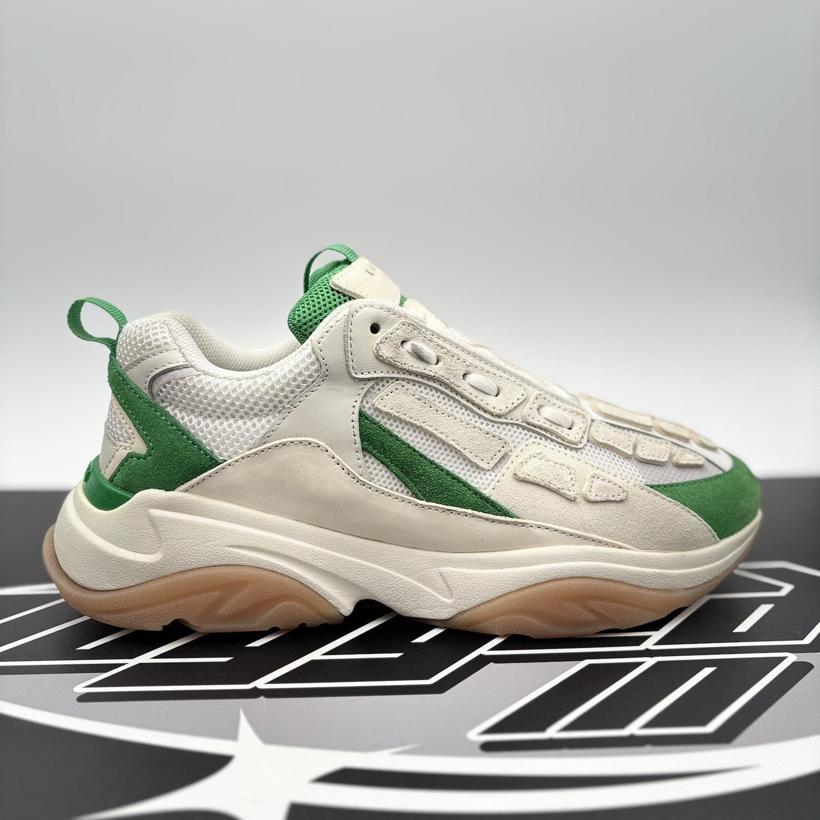 Amiri Amiri Bone Runner ' Tennis Green ' | EXCELLENT! Size US 10 / EU 43 - 2 Thumbnail