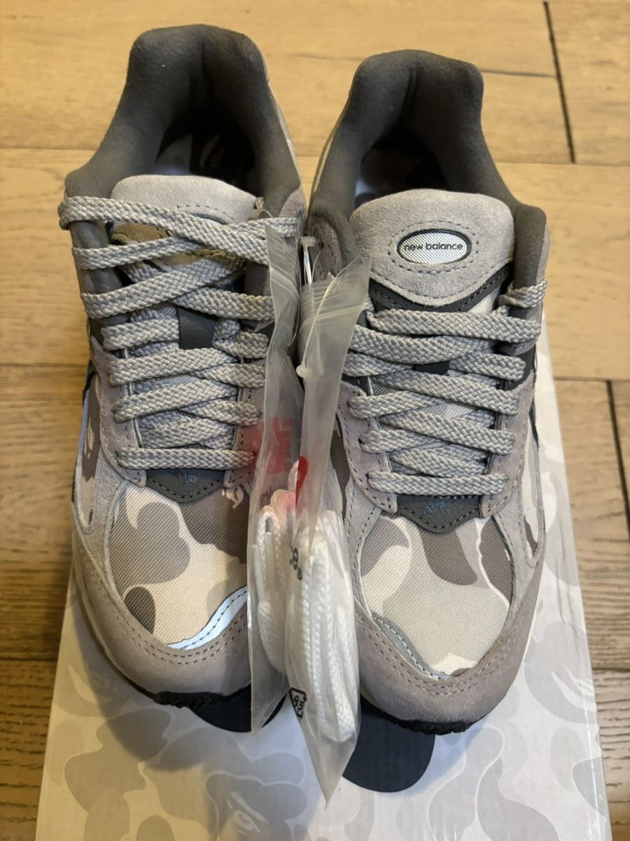 Bape × New Balance Bape x New Balance 2002R 'Grey' Size US 5.5 / EU 38 - 3 Thumbnail