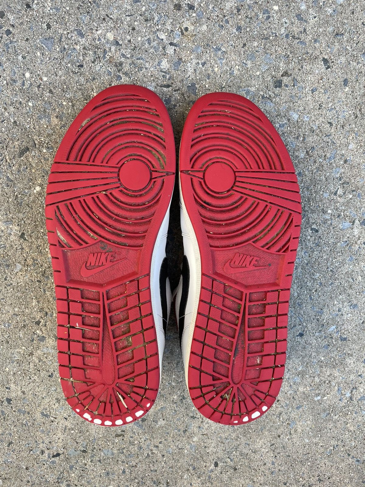 Jordan Brand Jordan 1 Low White University Red Black Size US 13 / EU 46 - 4 Thumbnail