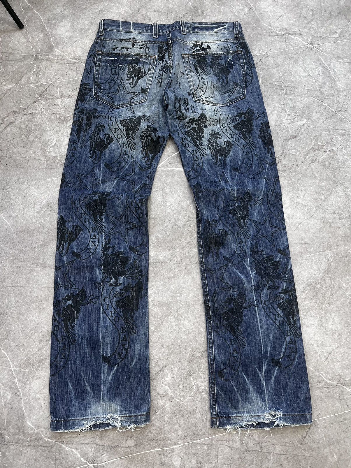 Ed Hardy × G-Star FULLPRINT ed hardy STYLE pants baggy loose vintage y2k Size US 32 / EU 48 - 8 Thumbnail