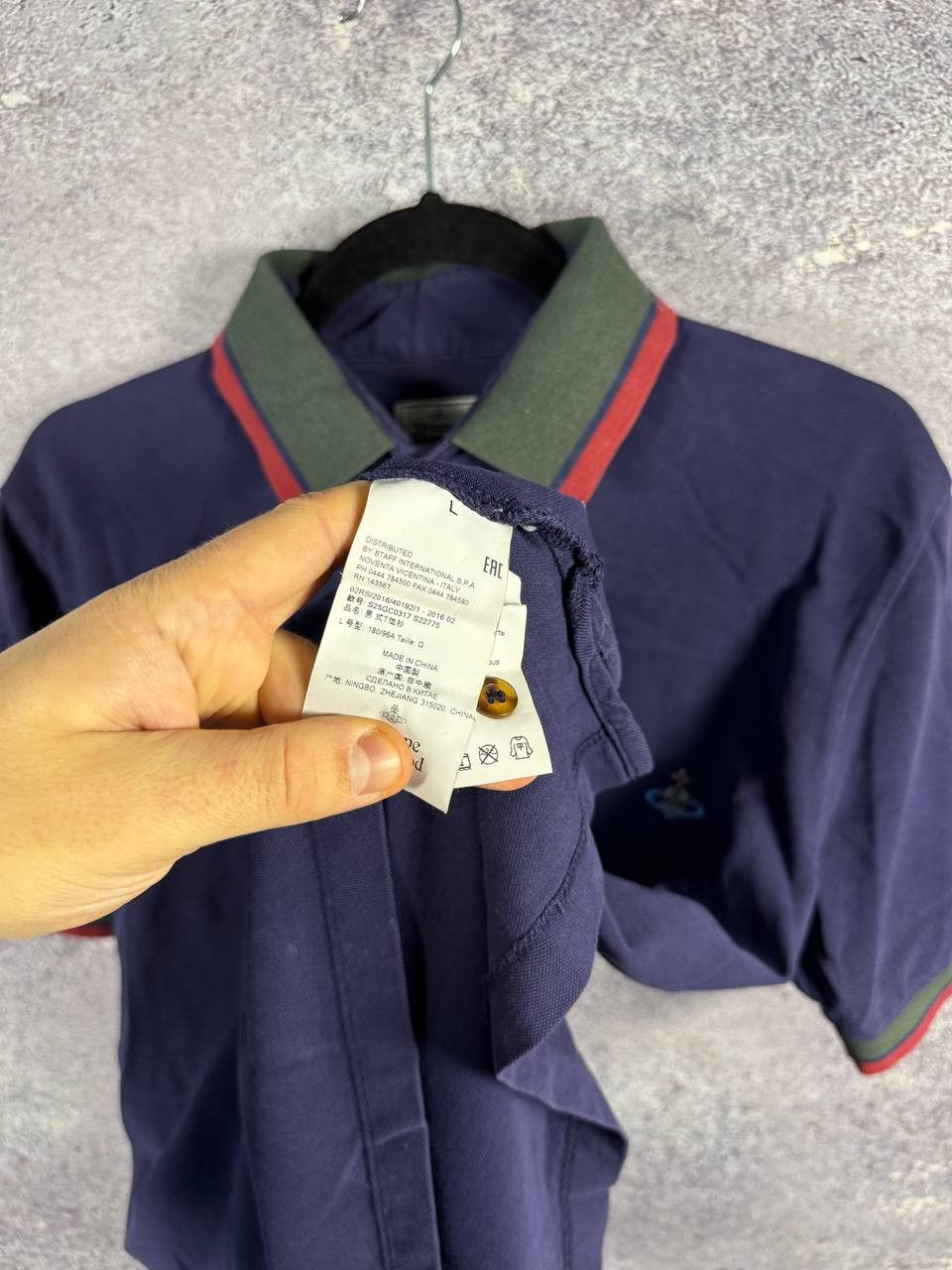 Vivienne Westwood Vintage Vivienne Westwood 2 Krall Blue Polo Shirt Oldmoney Size US L / EU 52-54 / 3 - 8 Thumbnail