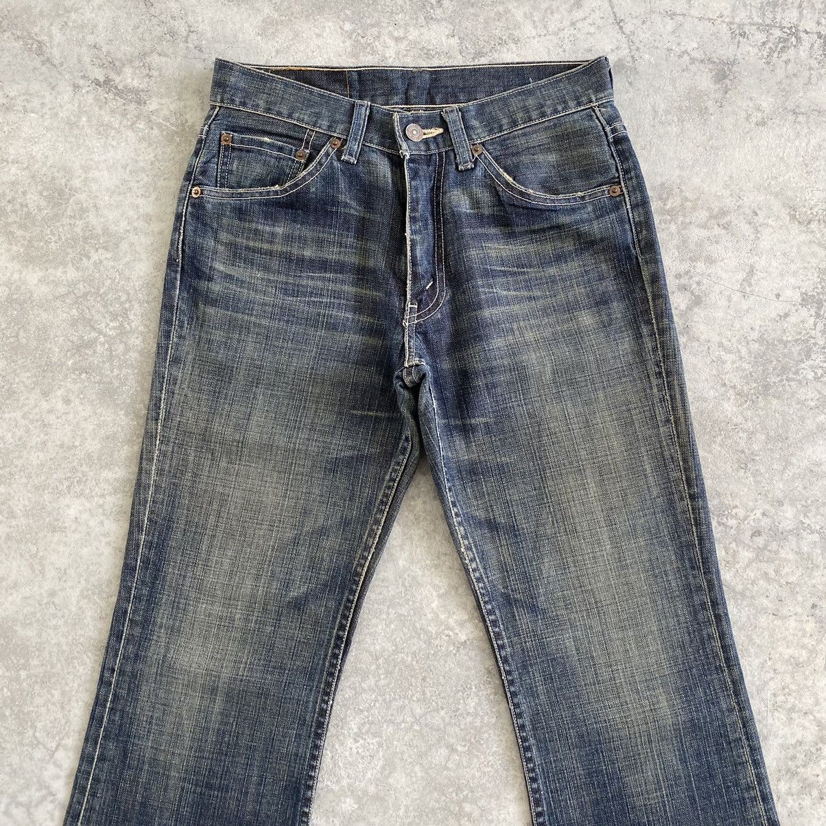 Levi's Vintage Levis 517 Mud Washed Flared Denim Jeans Size US 27 - 2 Thumbnail
