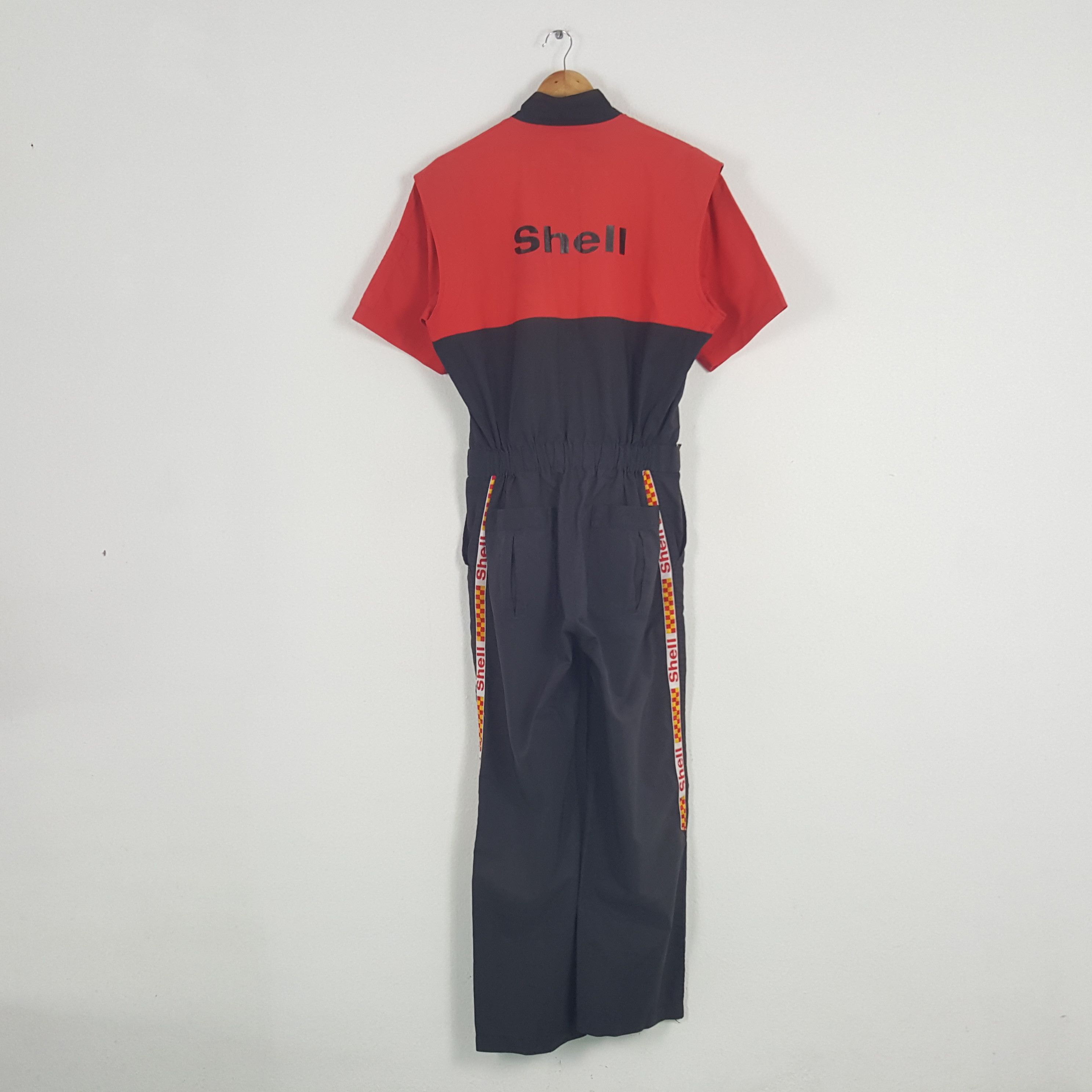 Ferrari × Vintage Vintage Shell Racing Formula One Team Coverall Jacket Size US M / EU 48-50 / 2 - 1 Thumbnail