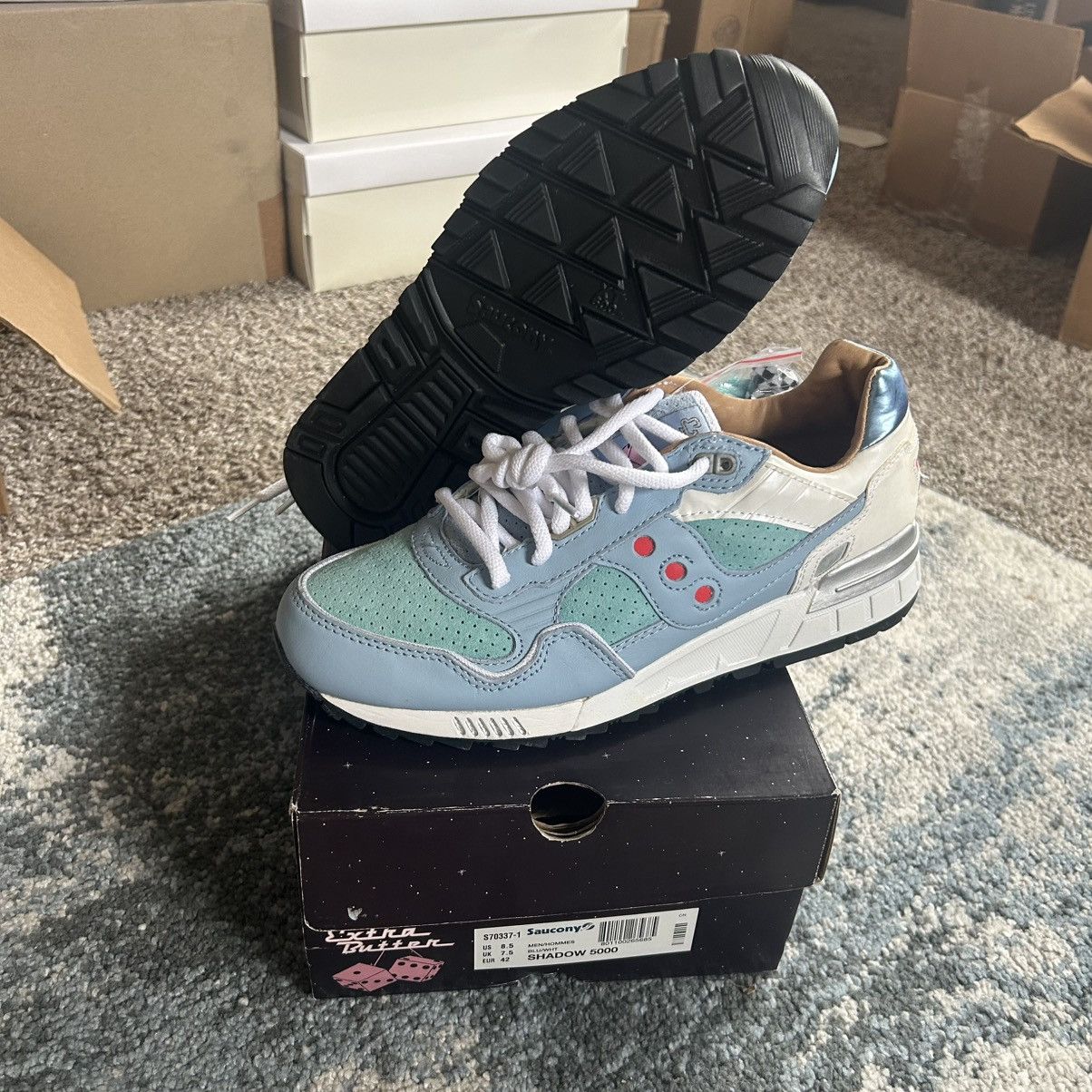 Extra Butter S70337-1 2016 Saucony SHADOW 5000 FOR THE PEOPLE BABY BLUE Size US 8.5 / EU 41-42 - 2 Thumbnail
