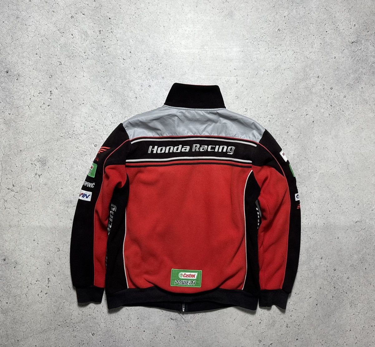 Honda Honda Racing Full Zip Fleece Jacket Vintage Size US XS / EU 42 / 0 - 12 Thumbnail