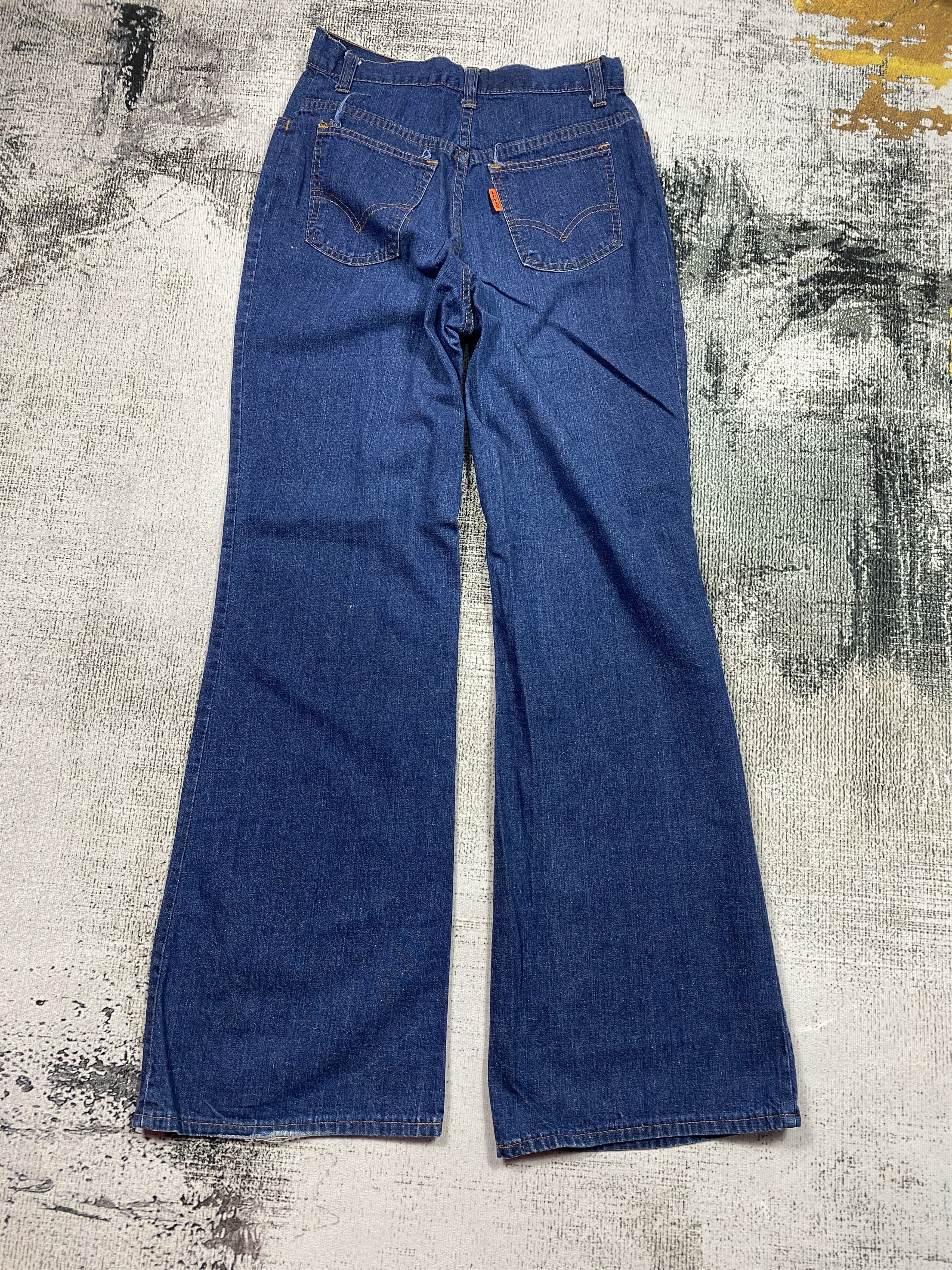 Levi's SICKS💥 Jeans Scovil Garlock Flare Bootcut Orange Tab Rare Size 26" / US 2 / IT 38 - 2 Thumbnail