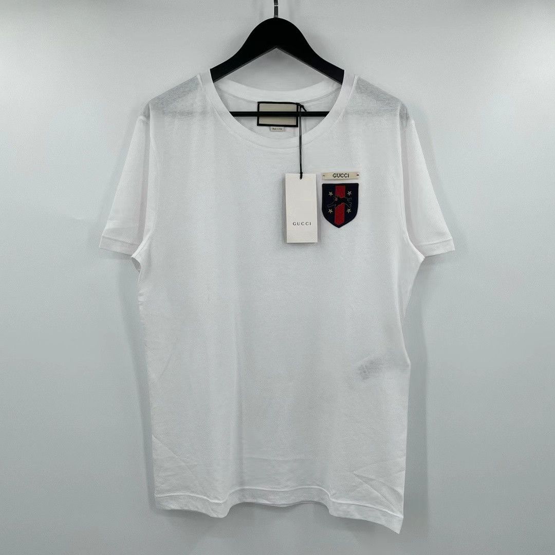 Gucci Gucci chest shield badge logo short sleeve Nextarrow-2412 Size US M / EU 48-50 / 2 - 1 Thumbnail