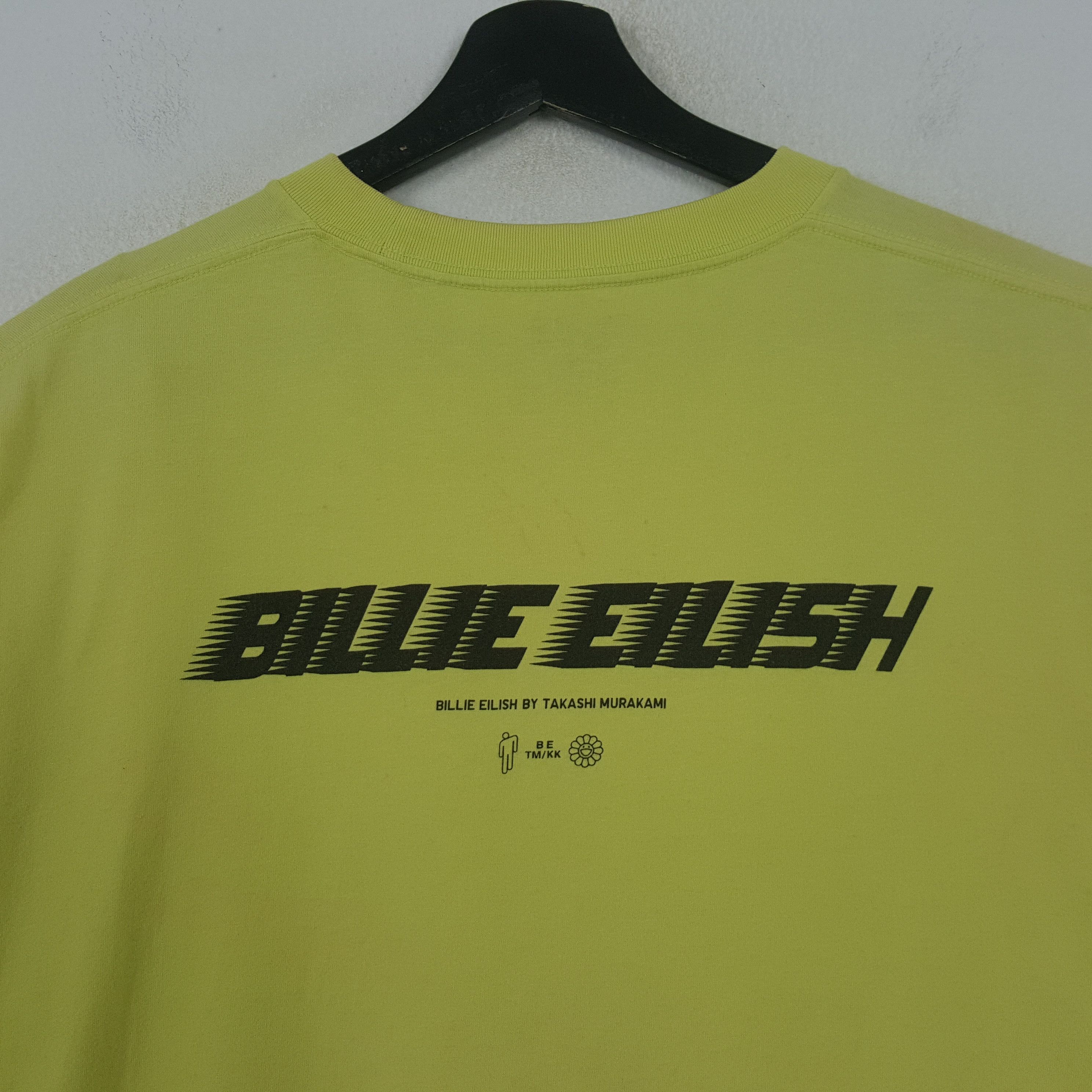 Billie Eilish × Takashi Murakami Billie Eilish X Takashi Kurakami Japanese Style Tshirt RR3 Size US L / EU 52-54 / 3 - 2 Thumbnail