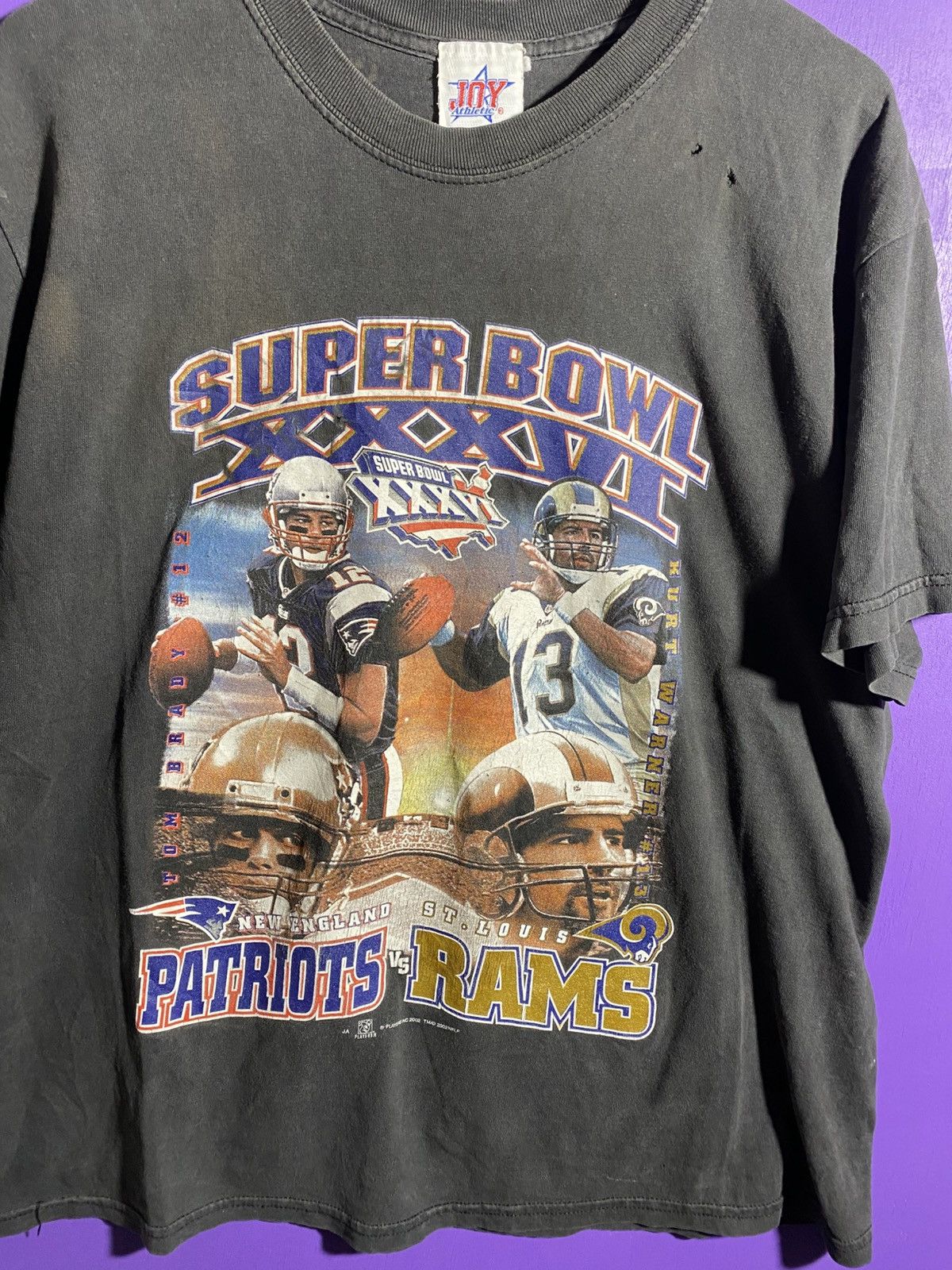 NFL × Vintage Vintage 2002 Super Bowl XXXVI players tee Size US L / EU 52-54 / 3 - 3 Thumbnail