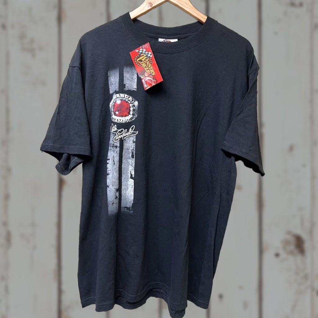 Champion Winner's Circle T-Shirt Dale Earnhardt Sr XL Black 7 Time Champion Crew Neck Short Sleeve Cotton Men vintage no Size US XL / EU 56 / 4 - 1 Thumbnail