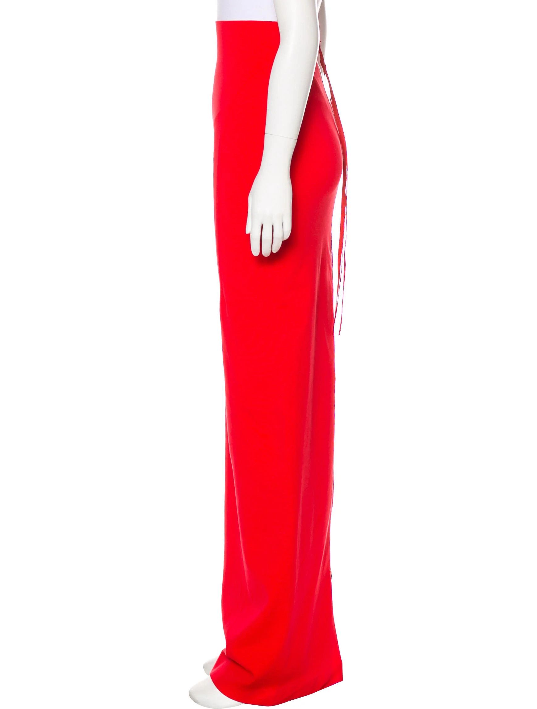 Acne Studios Acne Studios red Maxi Skirt Size 27" / US 4 / IT 40 - 11 Thumbnail