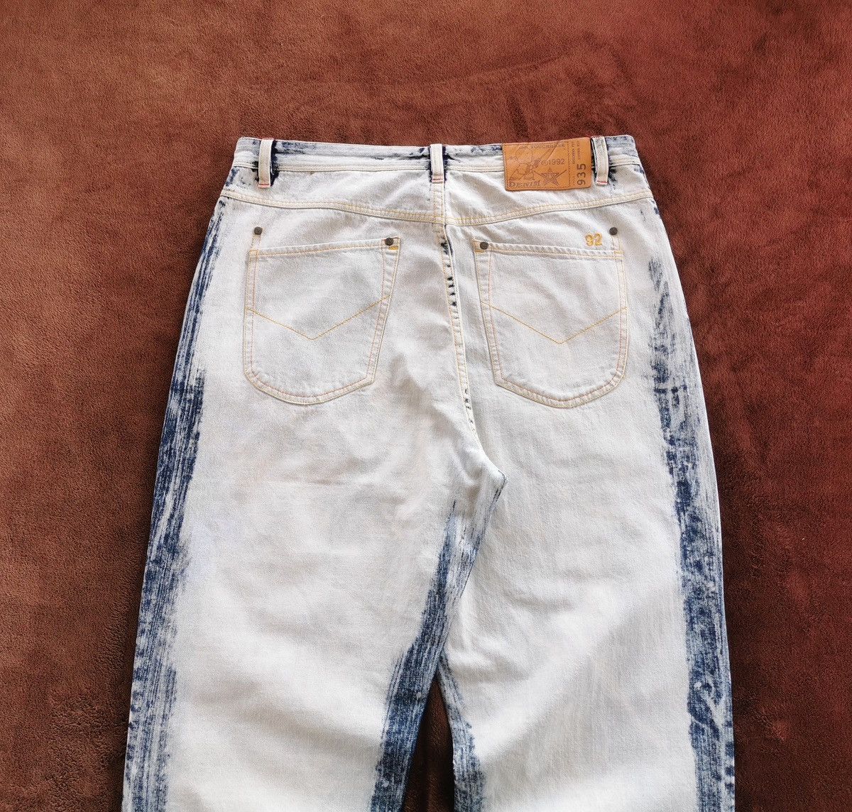Ecko Unltd. Baggy Touchbase Style 935 White Denim Jeans Size US 36 / EU 52 - 6 Thumbnail