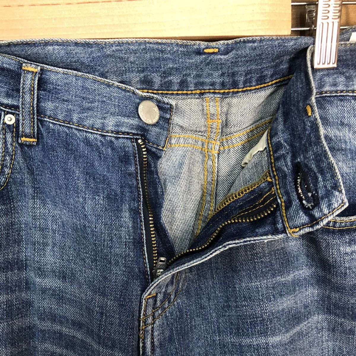 Japanese Brand Mausonde Reefur ripped distressed Blue Denim Pants #7382 Size 30" / US 8 / IT 44 - 12 Thumbnail