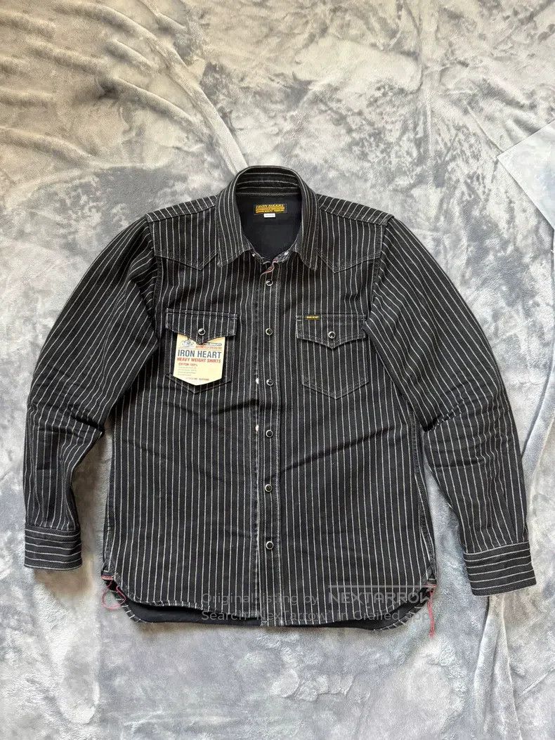 Iron Heart Iron Heart Heavyweight 12oz black dyed Wabash retro wester Size US M / EU 48-50 / 2 - 2 Thumbnail