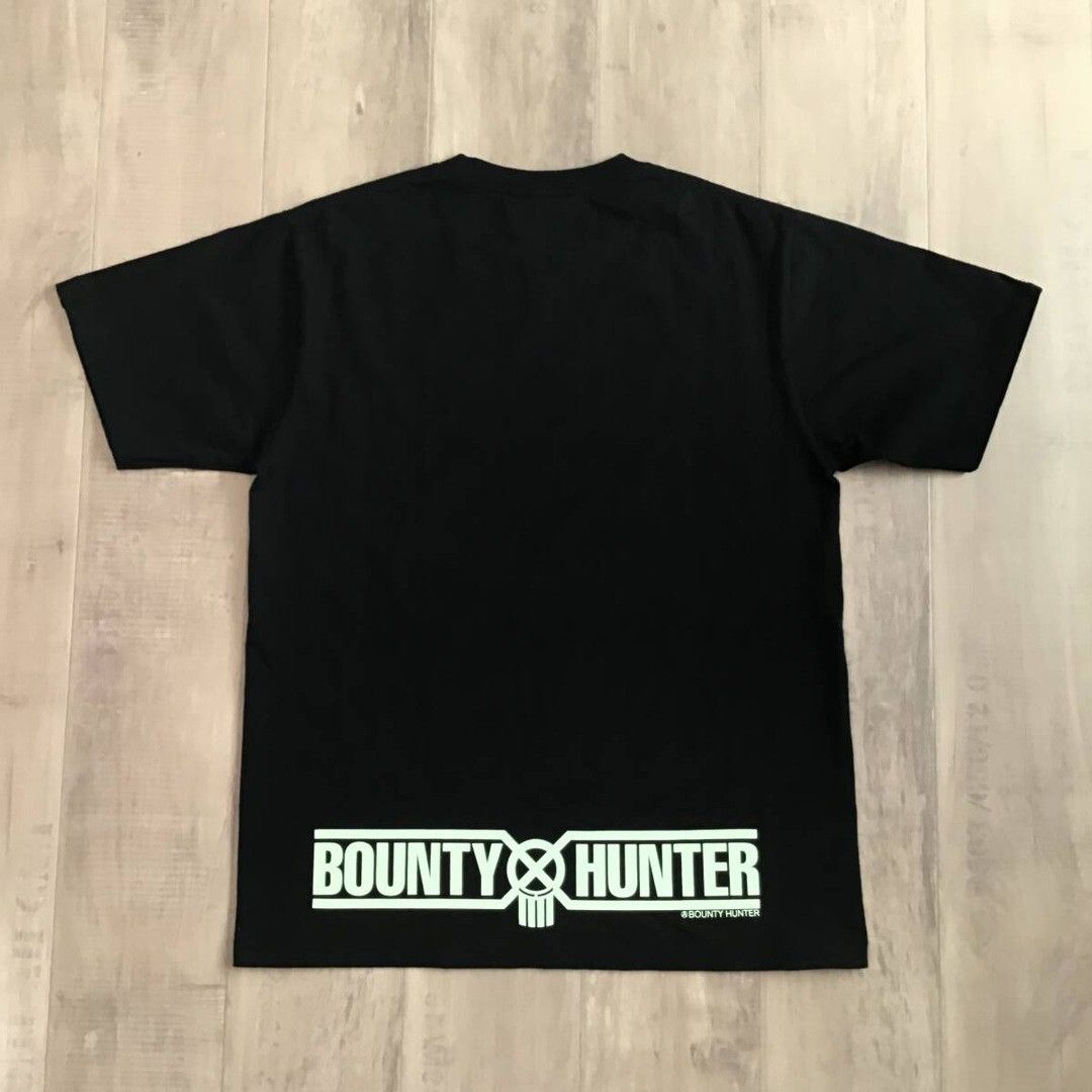 Bape × Bounty Hunter 💫Glow in the dark💫 BAPE × BOUNTY HUNTER MAD Shark T-shirt Size US L / EU 52-54 / 3 - 5 Thumbnail