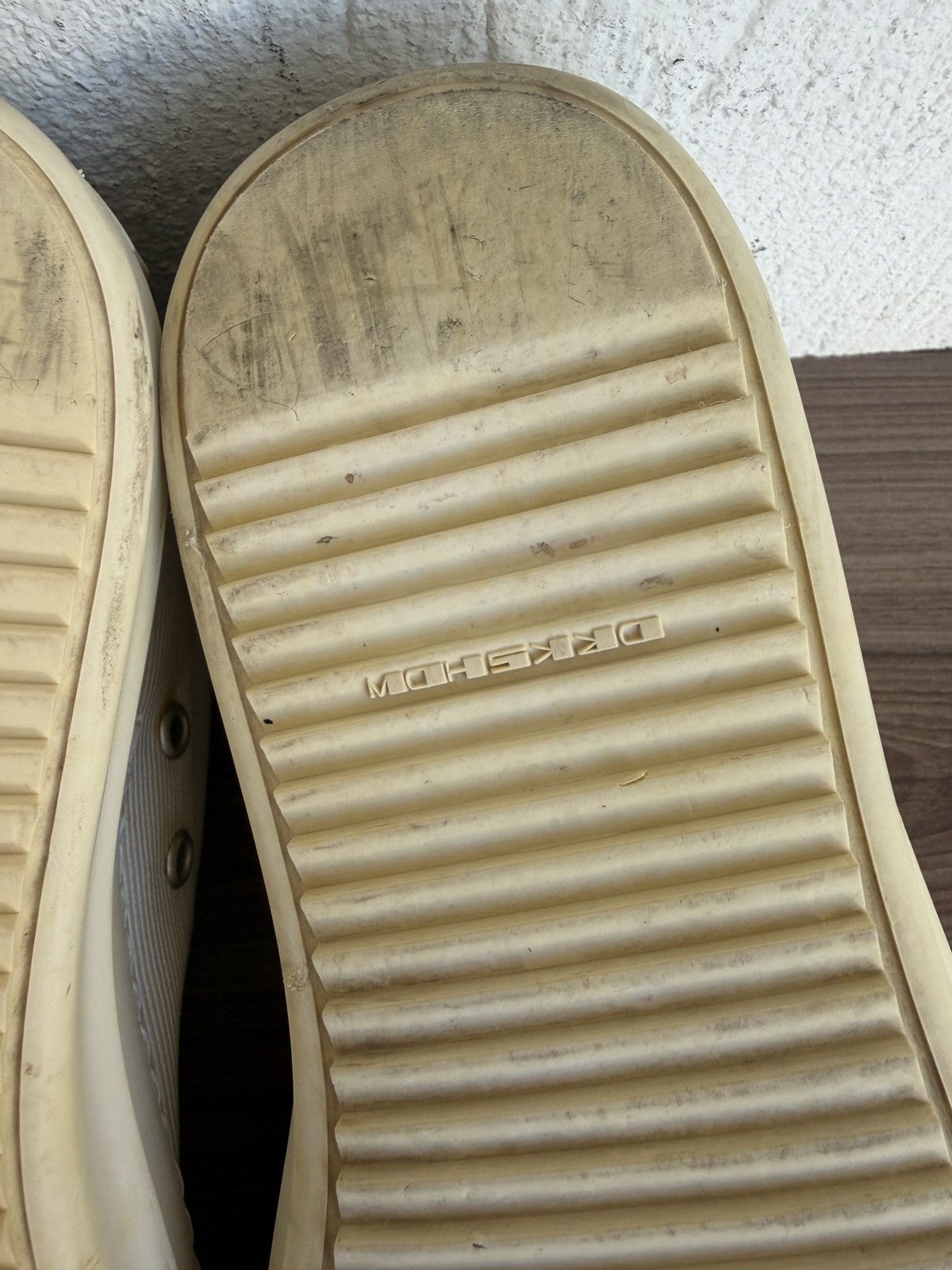 Rick Owens Drkshdw Khaki canvas ramones Size US 8 / EU 41 - 24 Thumbnail