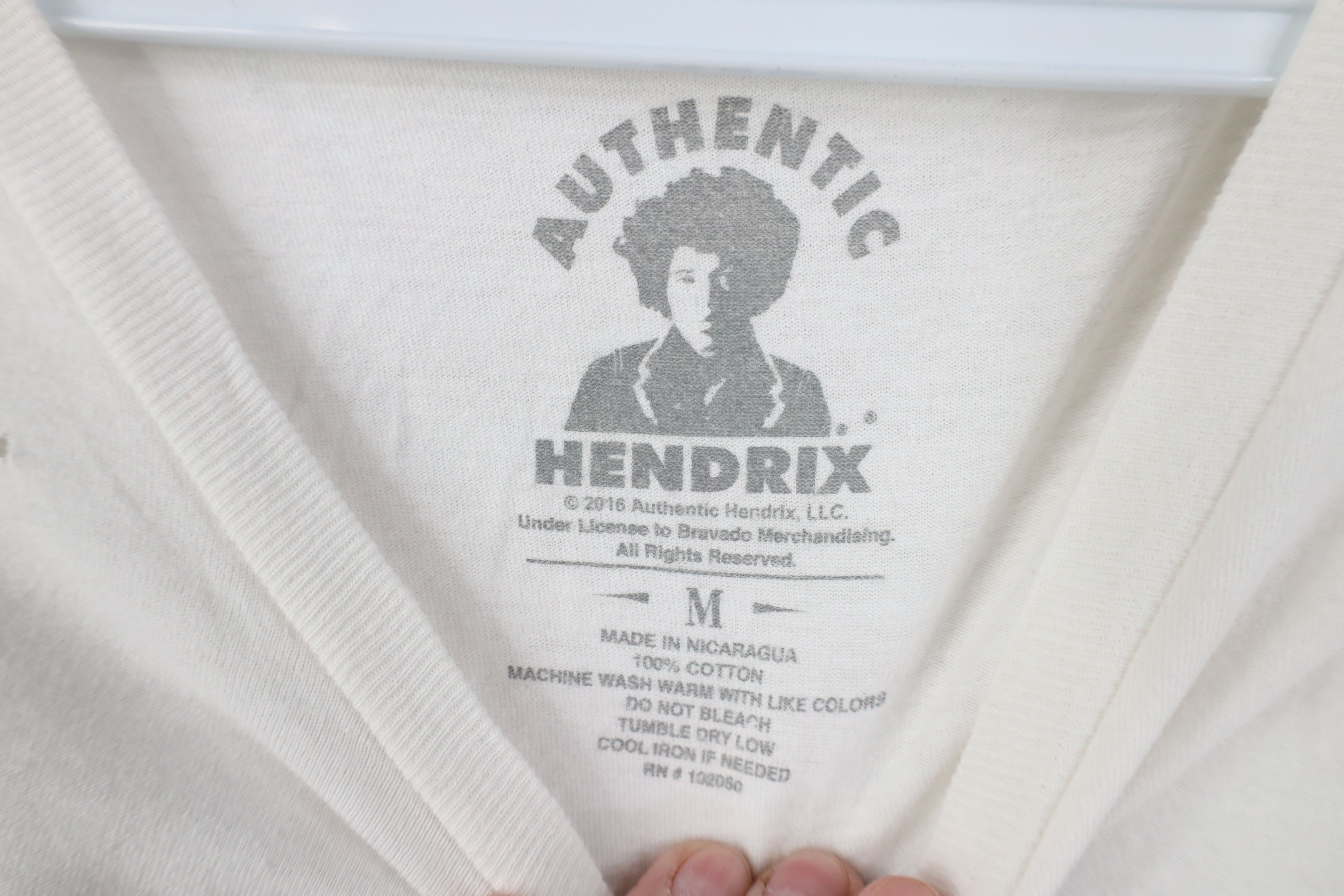 Vintage Retro Y2K 1970 Atlanta Pop Festival Jimi Hendrix T-Shirt Size M / US 6-8 / IT 42-44 - 8 Thumbnail