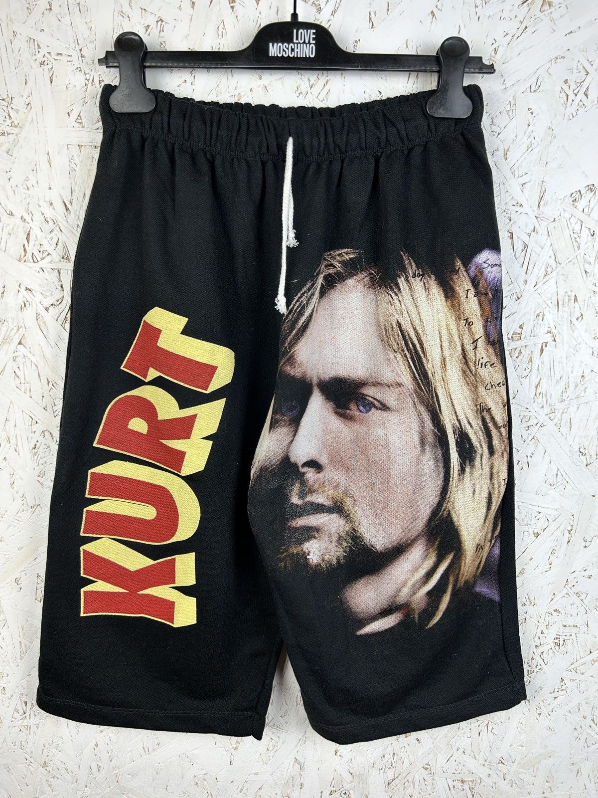 Band Tees 90s Vintage Kurt Kobain Nirvana Bootleg Shorts Size US 30 / EU 46 - 1 Thumbnail