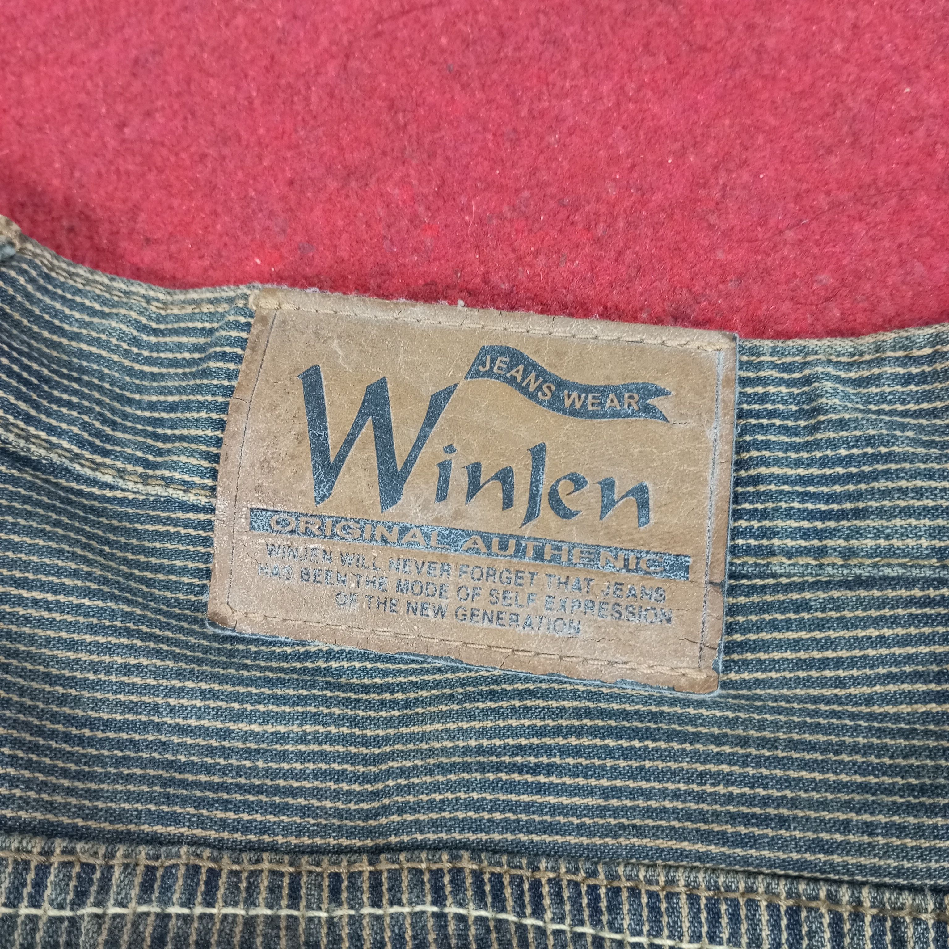 Vintage Win Jen Fashion Style Double Waist Design Streetwear Jeans Size US 31 - 15 Thumbnail