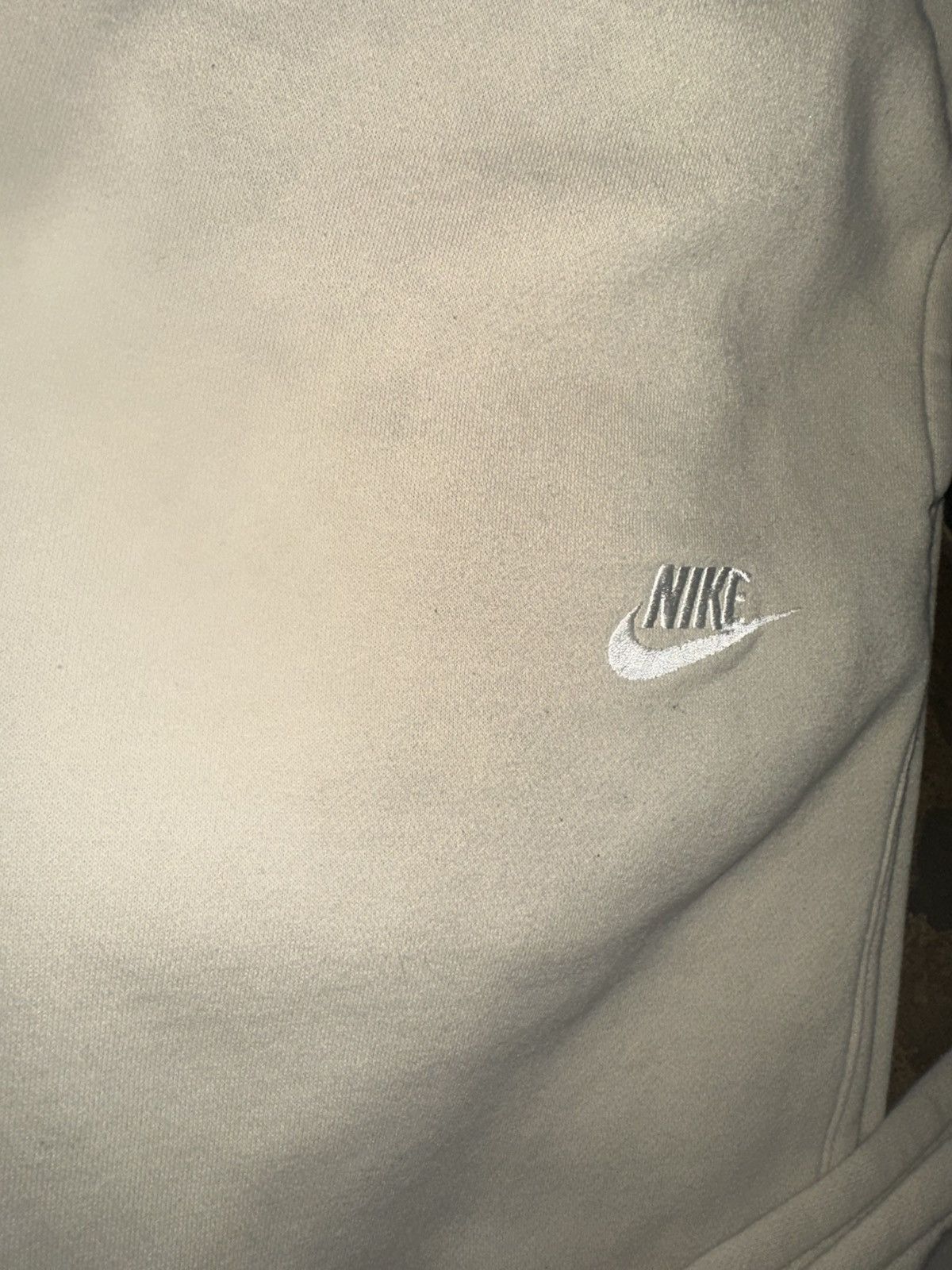Nike Nike sportswear club fleece tapered sweatpants beige medium Size US 32 / EU 48 - 4 Thumbnail