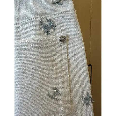 Chanel CHANEL GLITTER STRAIGHT JEANS Size 36" / US 14 / IT 50 - 7 Thumbnail