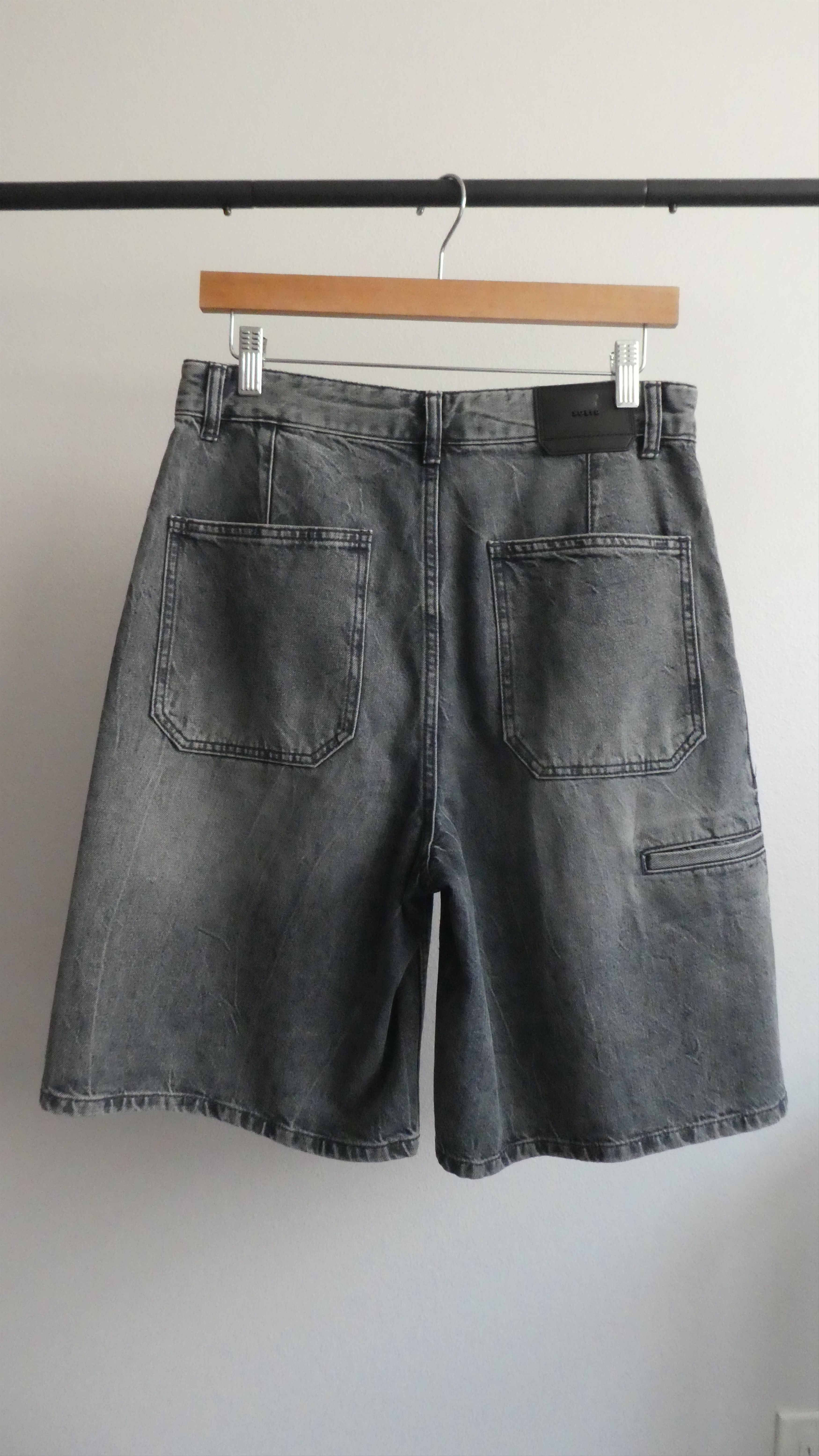 Solid Homme Solid Homme Blue Washed Denim Shorts Size US 30 / EU 46 - 2 Thumbnail