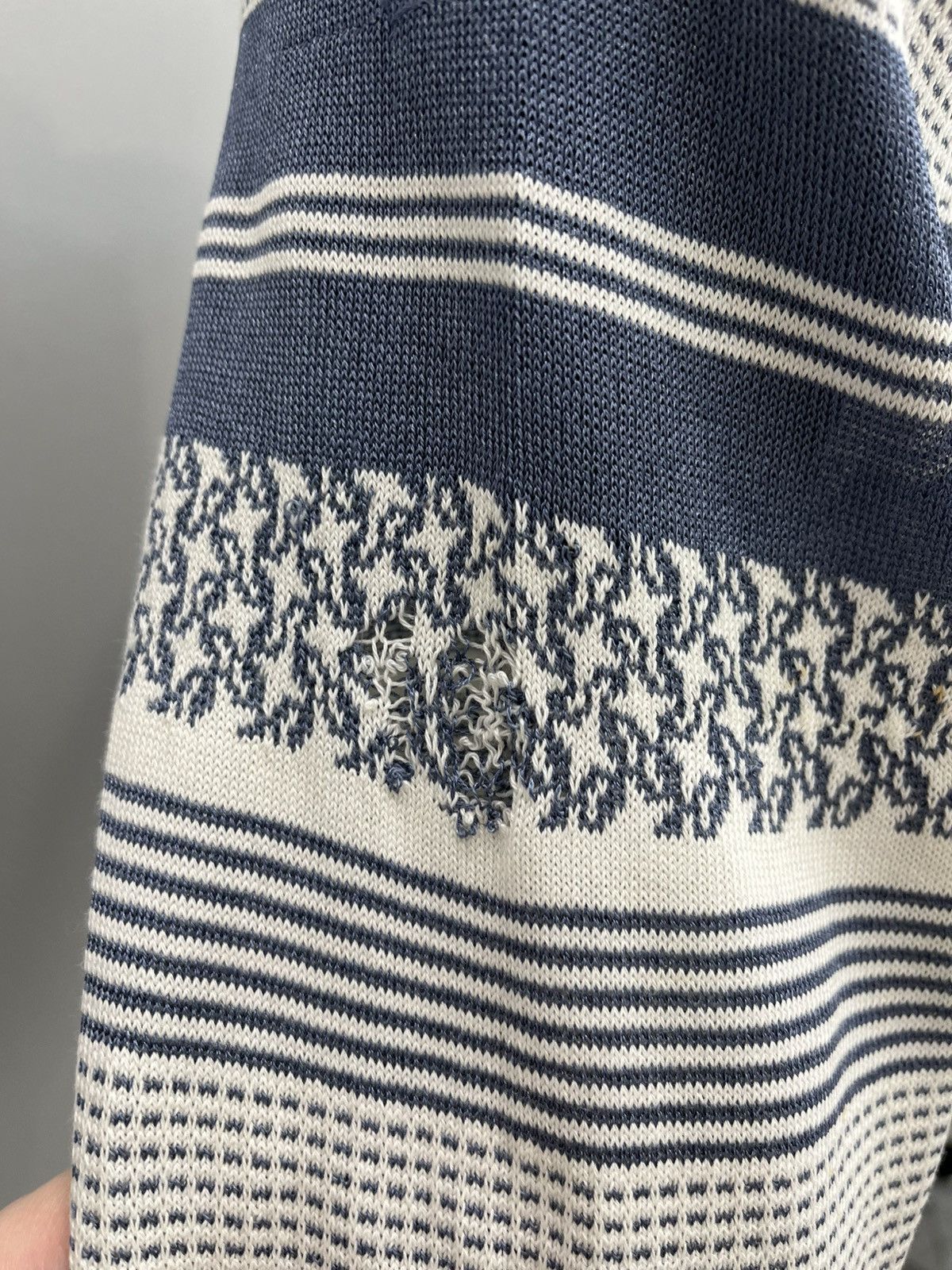 Vivienne Westwood Vivienne Westwood Man Distressed Knit Cardigan Sweater Size US M / EU 48-50 / 2 - 9 Thumbnail