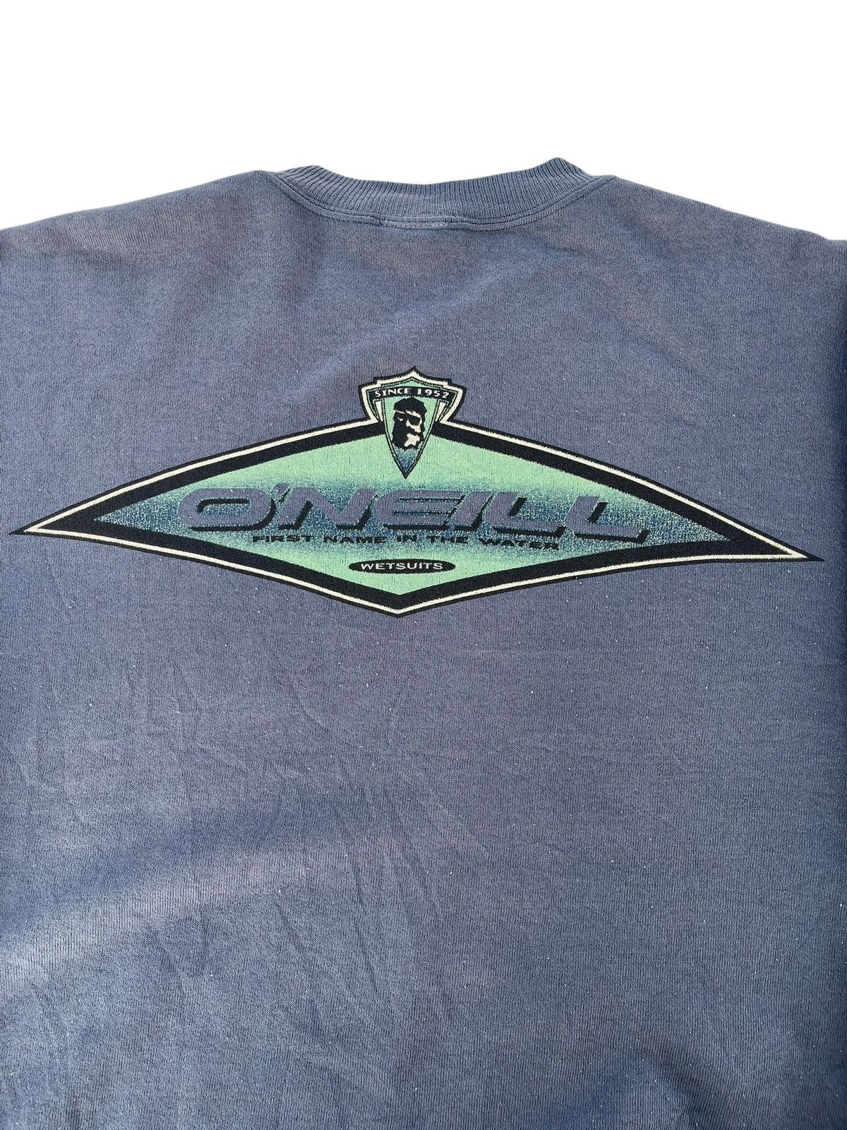 O'Neill Vintage 90's O'neill Surfing Disstresed Design Sweatshirt Size US L / EU 52-54 / 3 - 2 Thumbnail