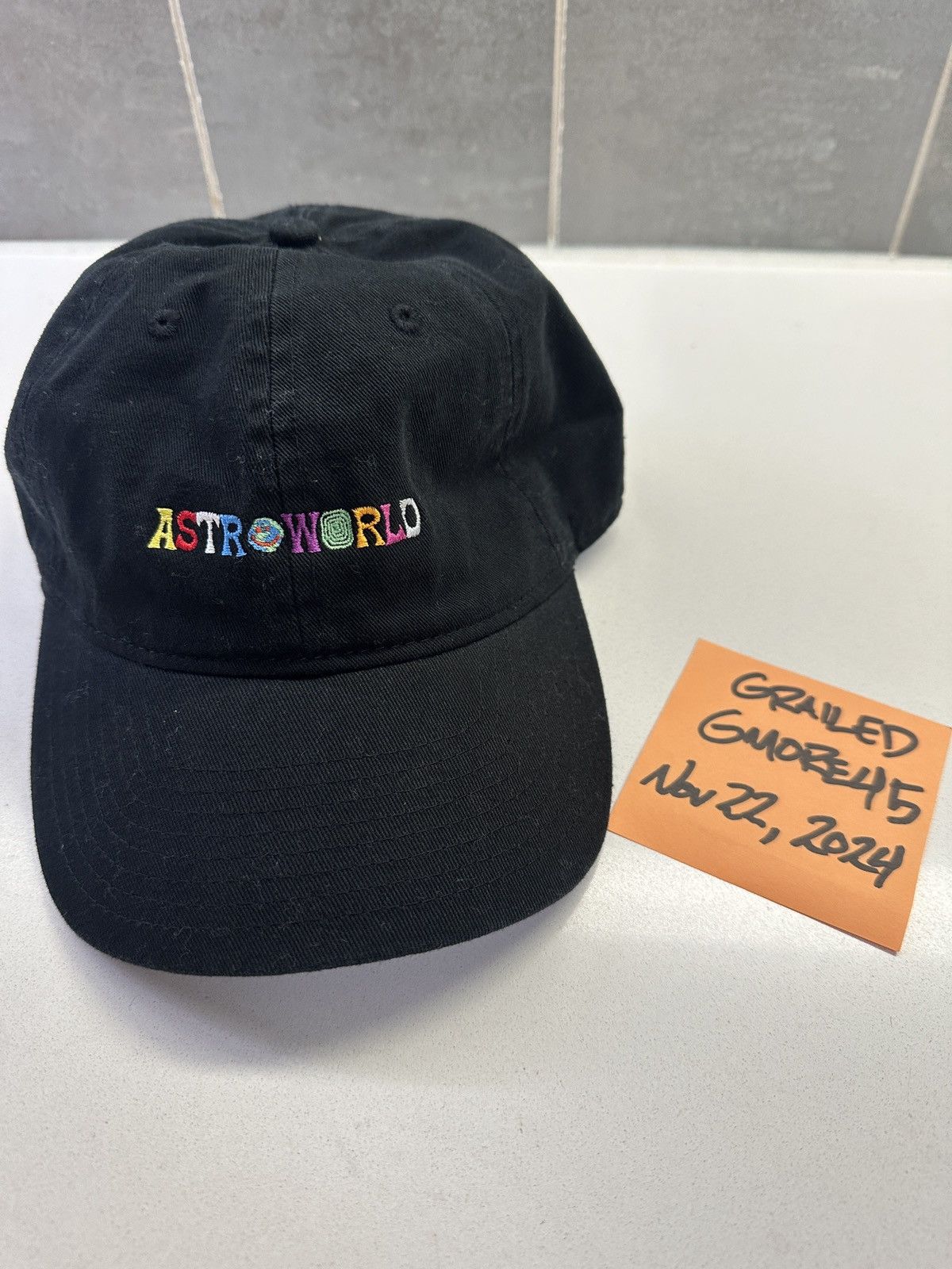 Travis Scott Travis Scott Embroidered Astroworld Hat Size ONE SIZE - 1 Thumbnail