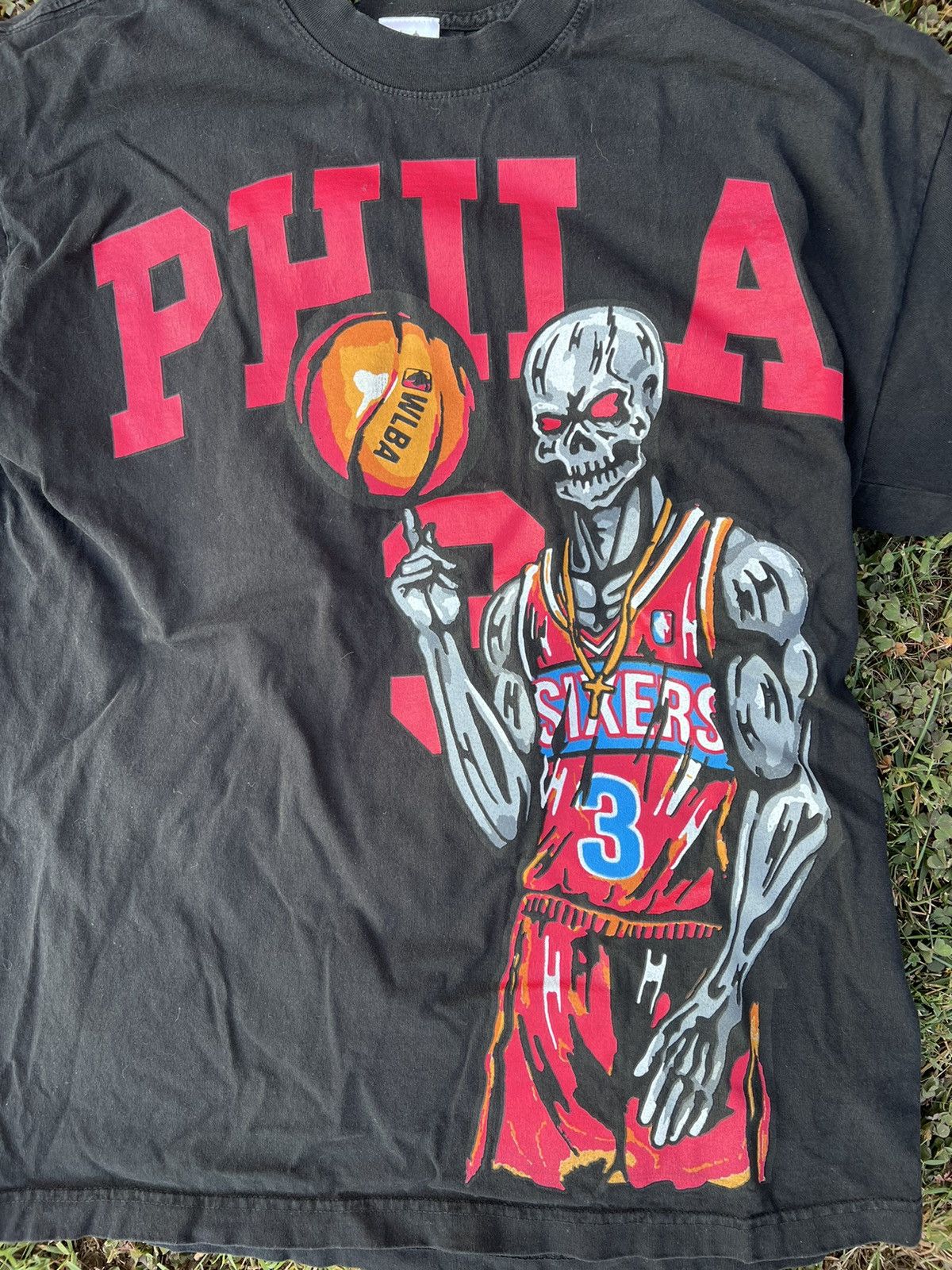 Warren Lotas RARE Warren Lotas PHILA Basketball T Shirt Size US L / EU 52-54 / 3 - 2 Thumbnail