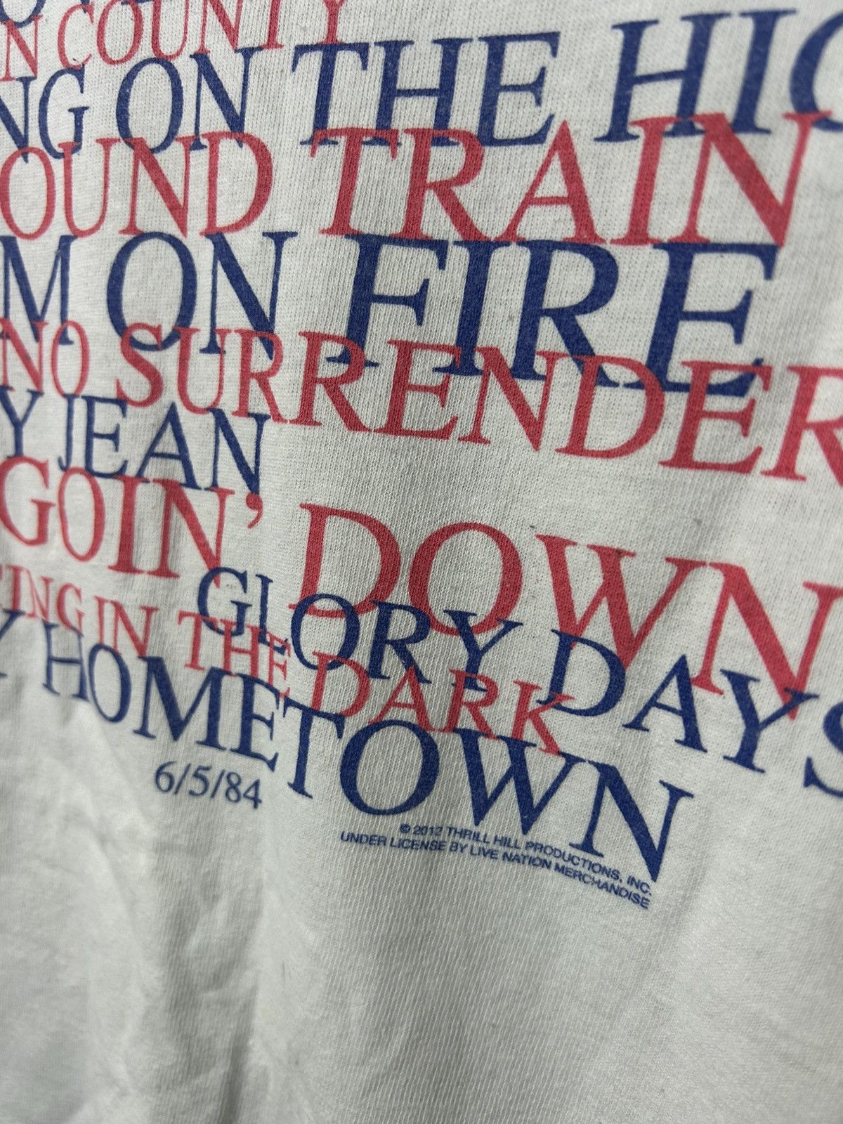 Band Tees Bruce Springsteen Born In The USA Tour Tee (2011) Size US S / EU 44-46 / 1 - 4 Thumbnail